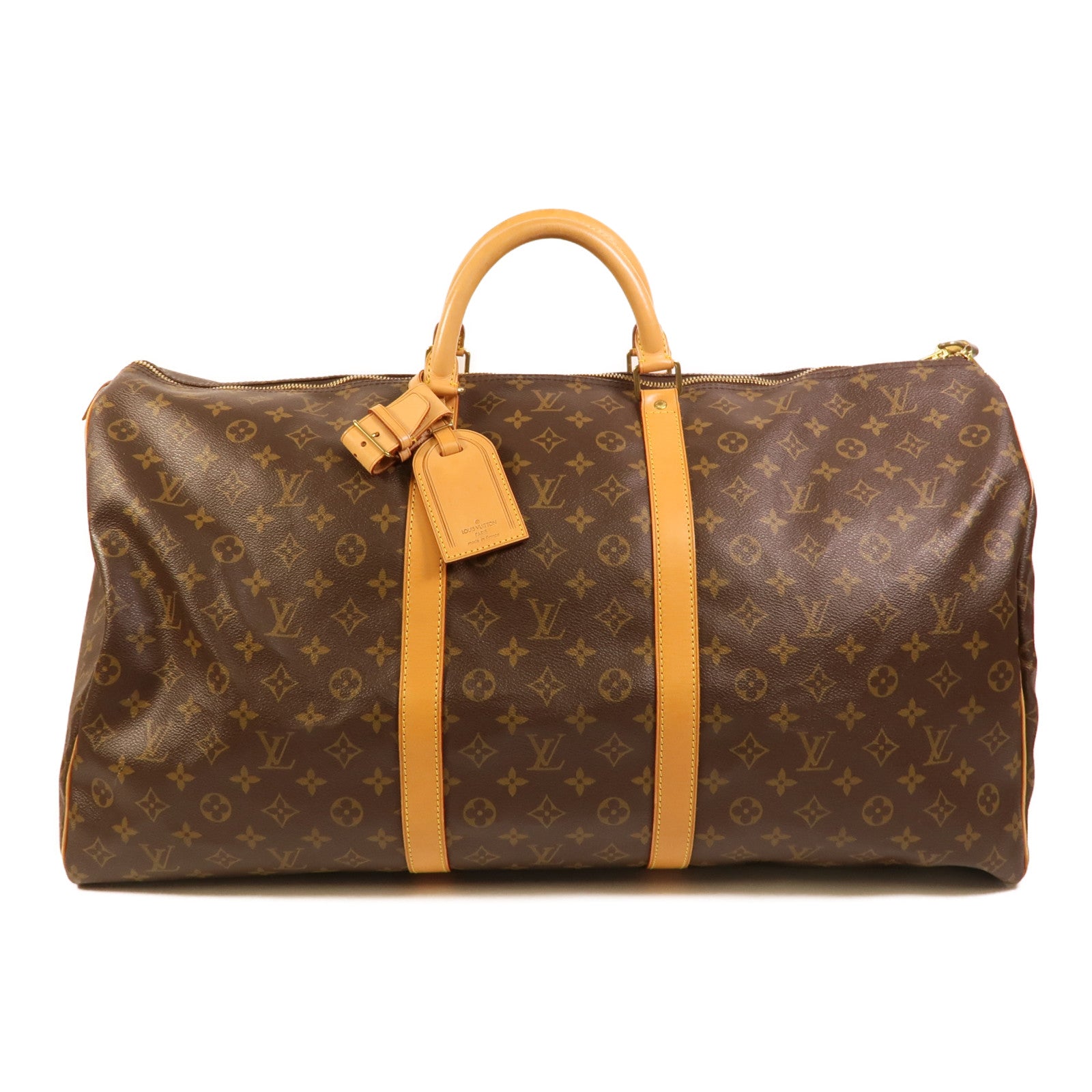 LOUIS VUITTON Monogram Keepall 60金扣手挽袋