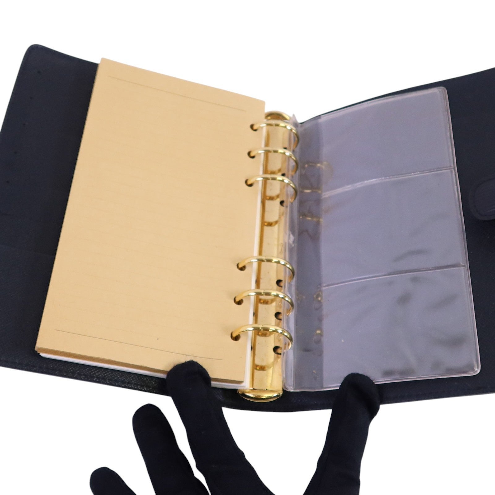 LOUIS VUITTON Epi Agenda MM Notebook金扣筆記本