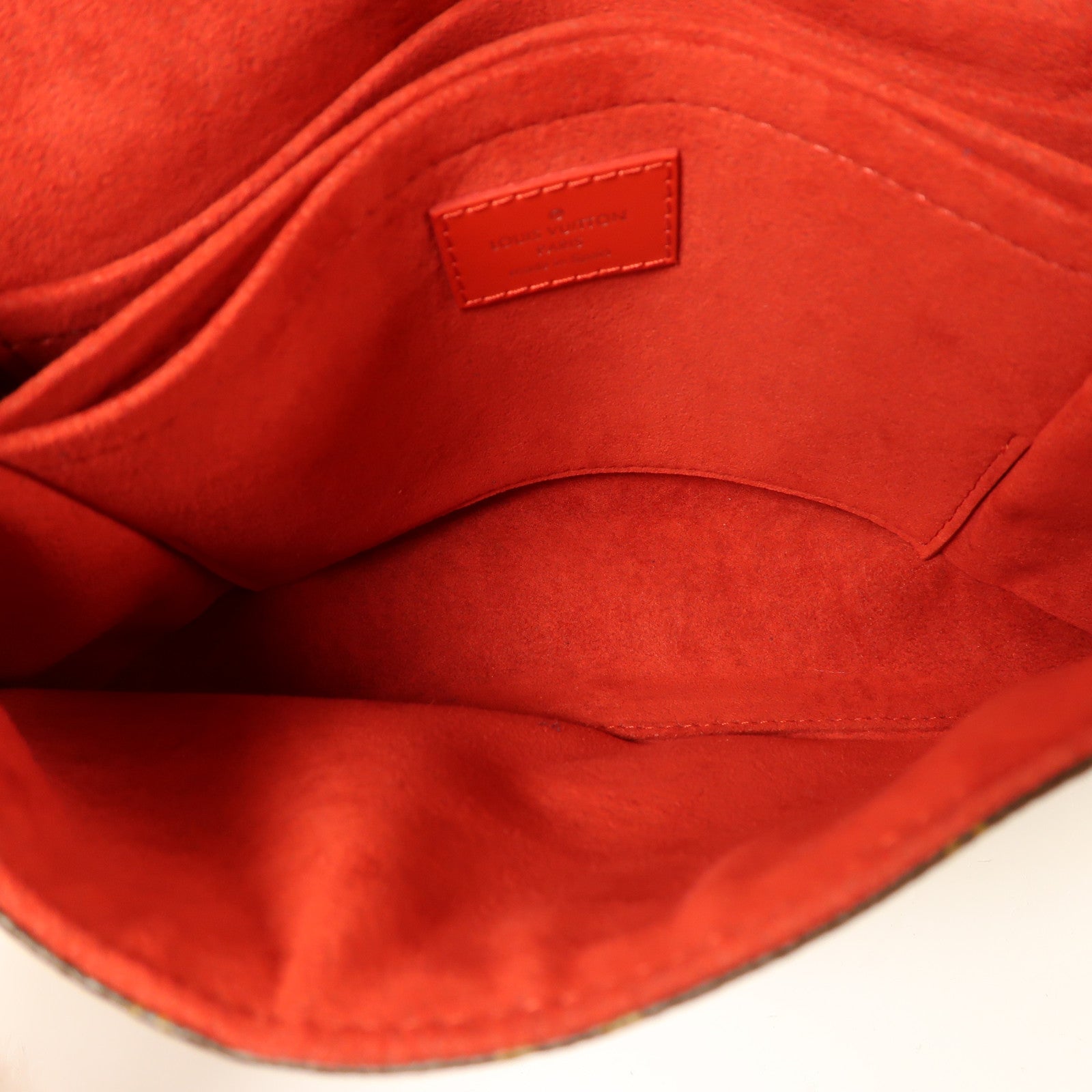 LOUIS VUITTON Monogram/Epi Saint Michel銀扣肩背袋