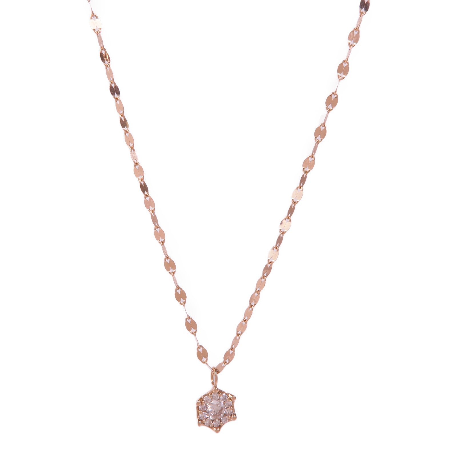 JEWELRY 18K玫瑰金Diamond Necklace鑽石項鍊