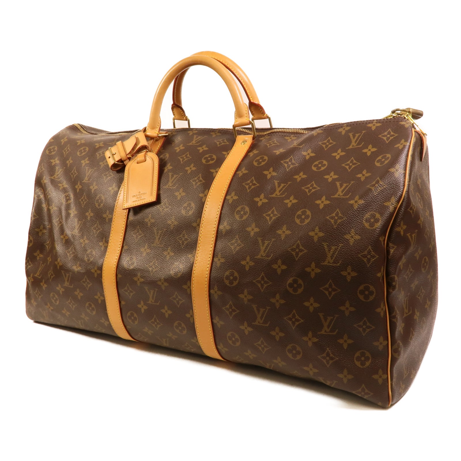 LOUIS VUITTON Monogram Keepall 60金扣手挽袋