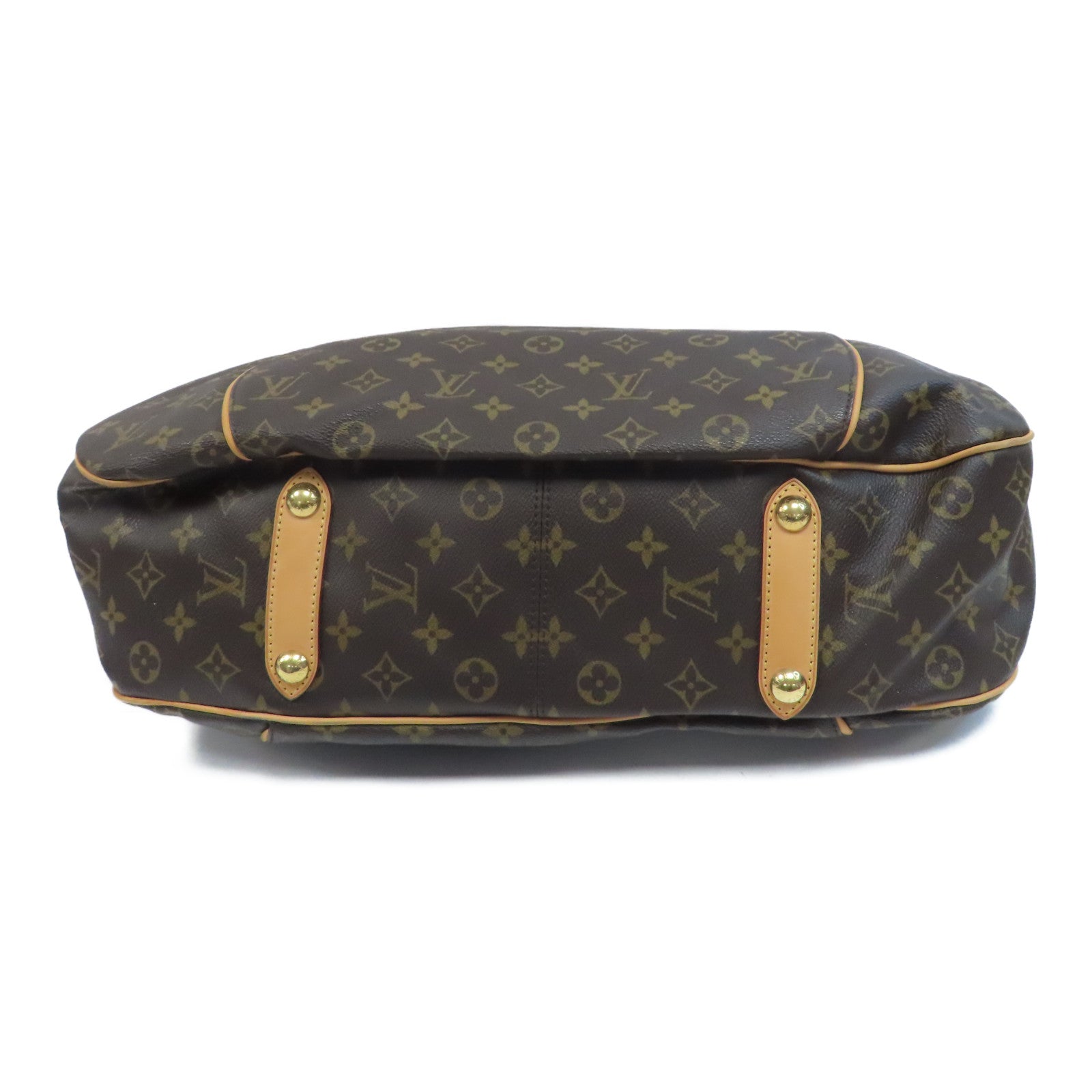 LOUIS VUITTON 【激減優惠】Monogram Galliera PM金扣肩背袋啡色