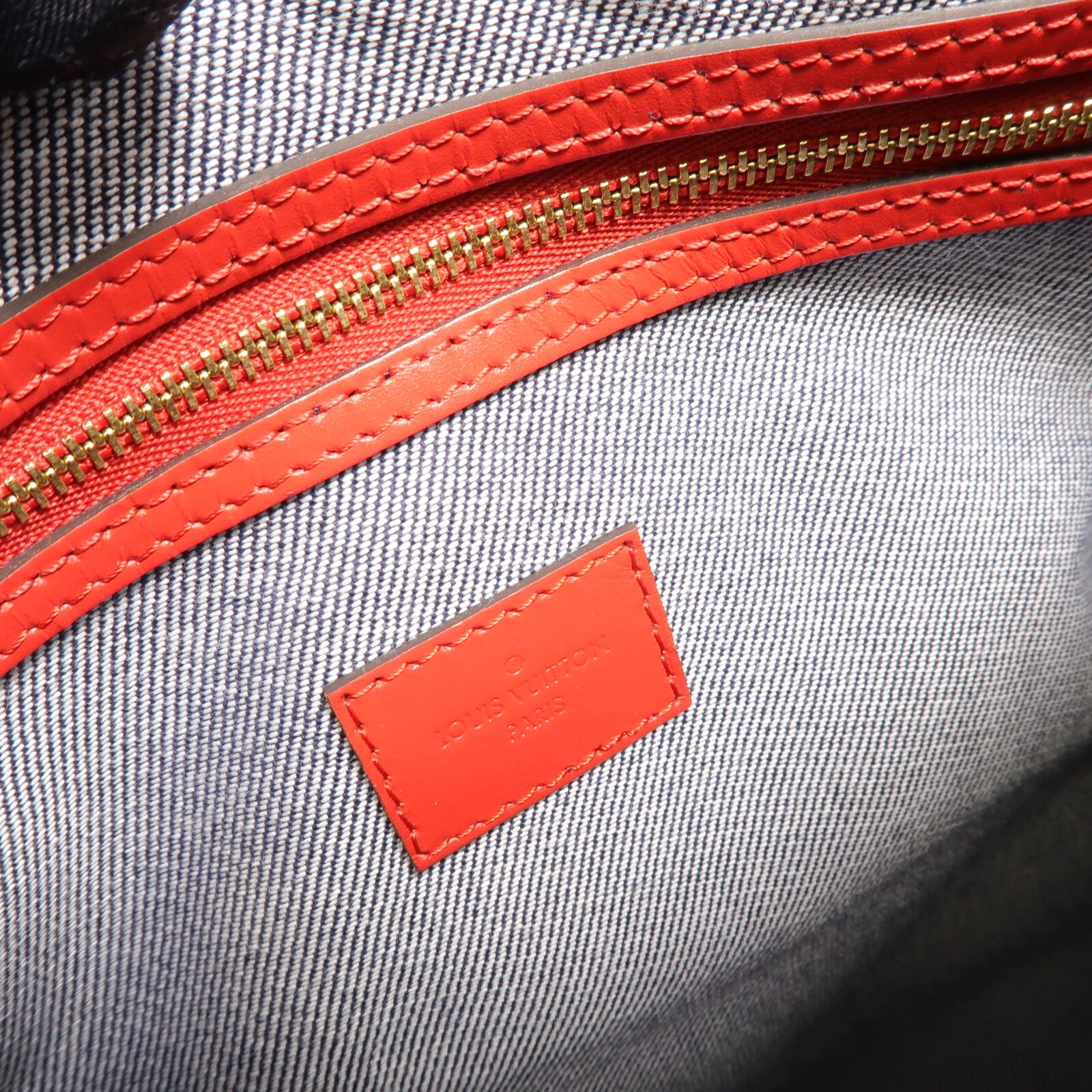 LOUIS VUITTON Monogram Denim Speedy Bandouliere 30金扣手挽肩背兩用袋