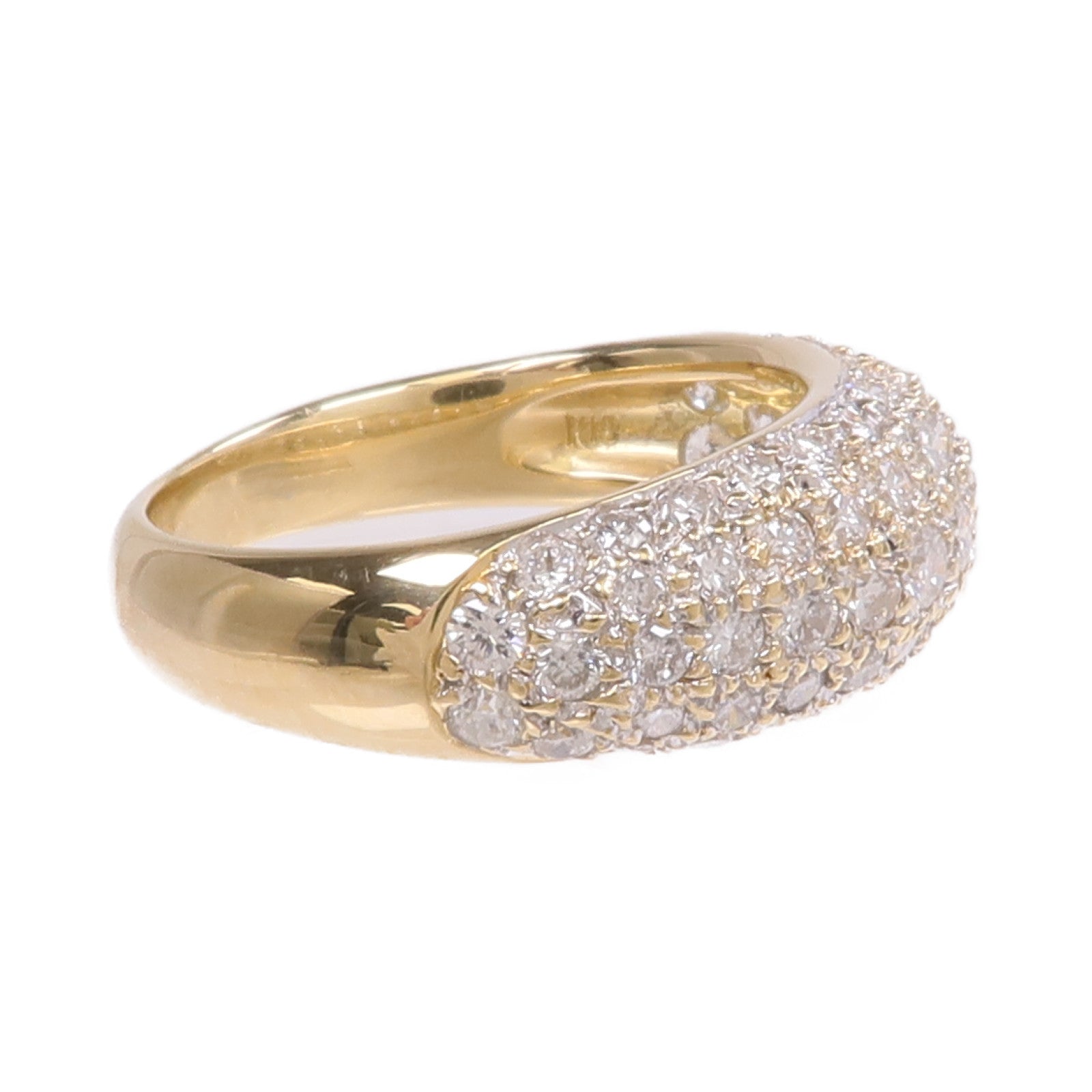 JEWELRY 【激減優惠】18K黃金Diamond Ring鑽石戒指US#7