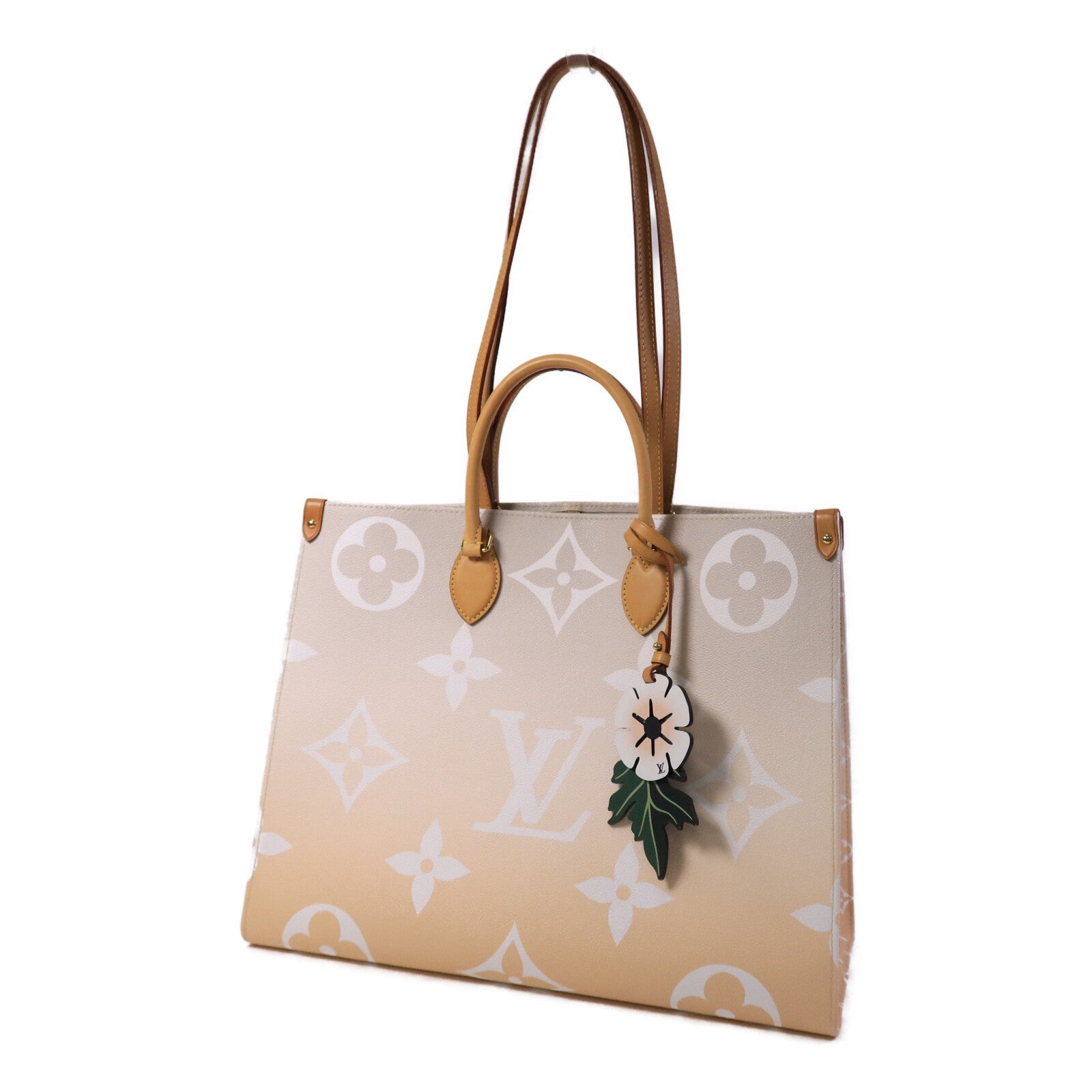 LOUIS VUITTON Monogram Giant On The Go GM手挽肩背兩用袋