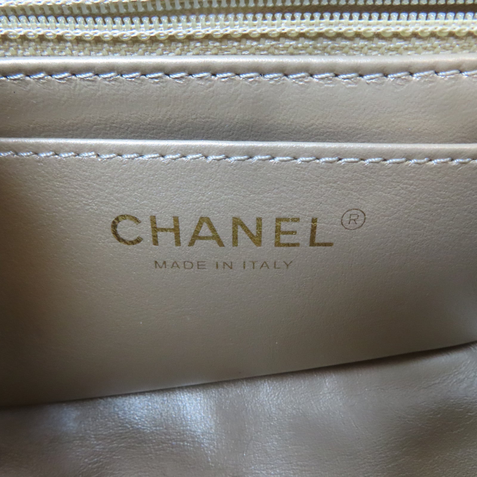 CHANEL 菱格羊皮皮革Chain Shoulder Bag金扣鏈帶肩背袋藍色
