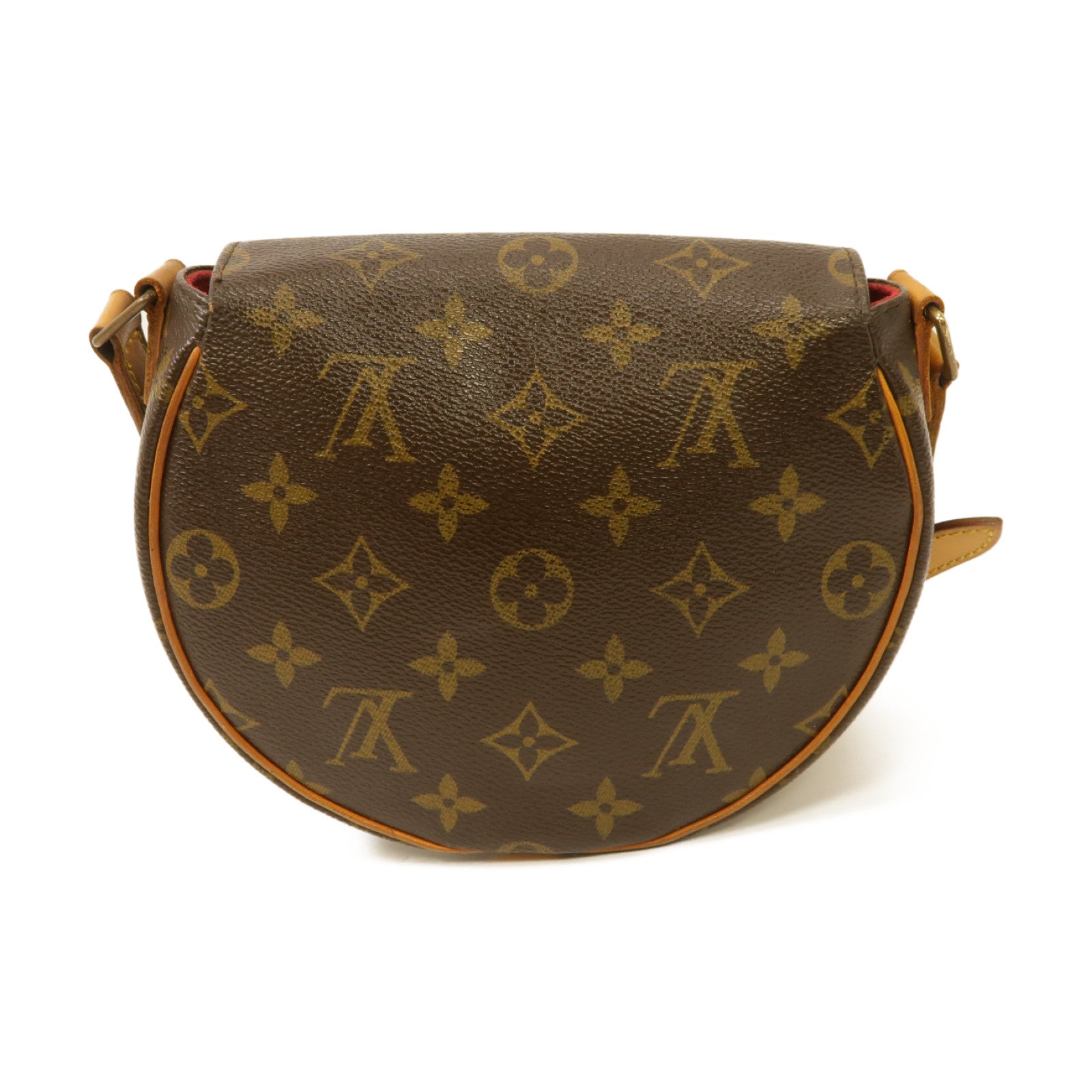 LOUIS VUITTON Monogram Tambourine金扣肩背袋棕色