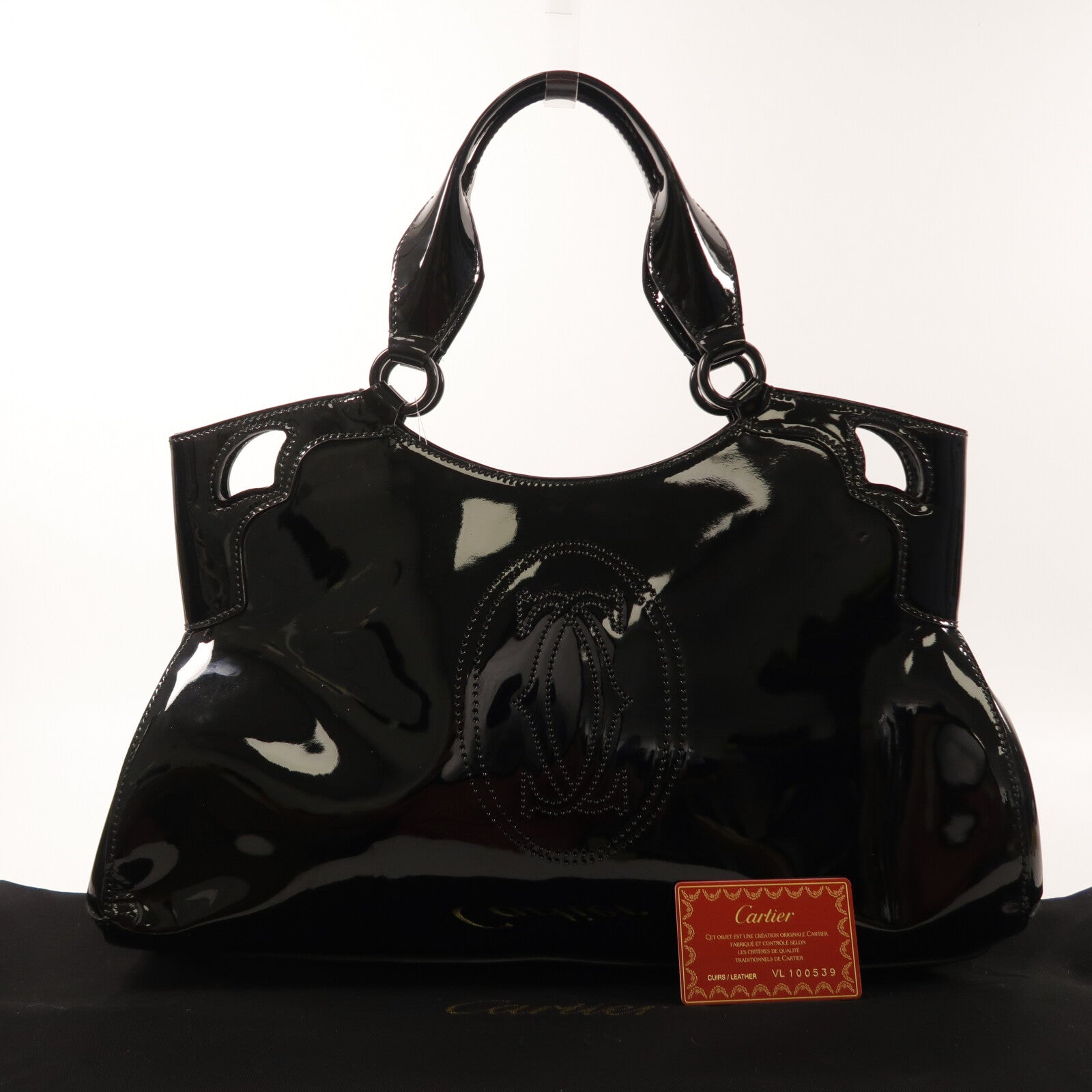 CARTIER 漆皮皮革Shoulder Bag肩背袋