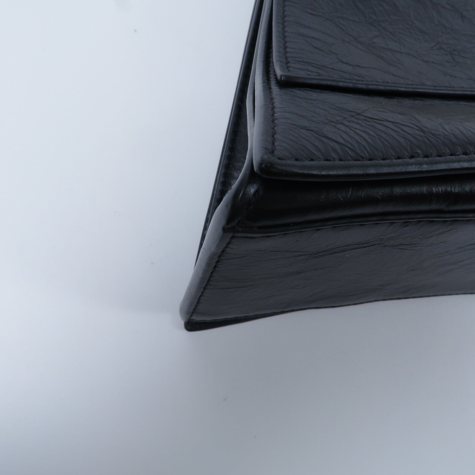 BALENCIAGA 牛皮皮革Crush Mrdium鏈帶肩背袋