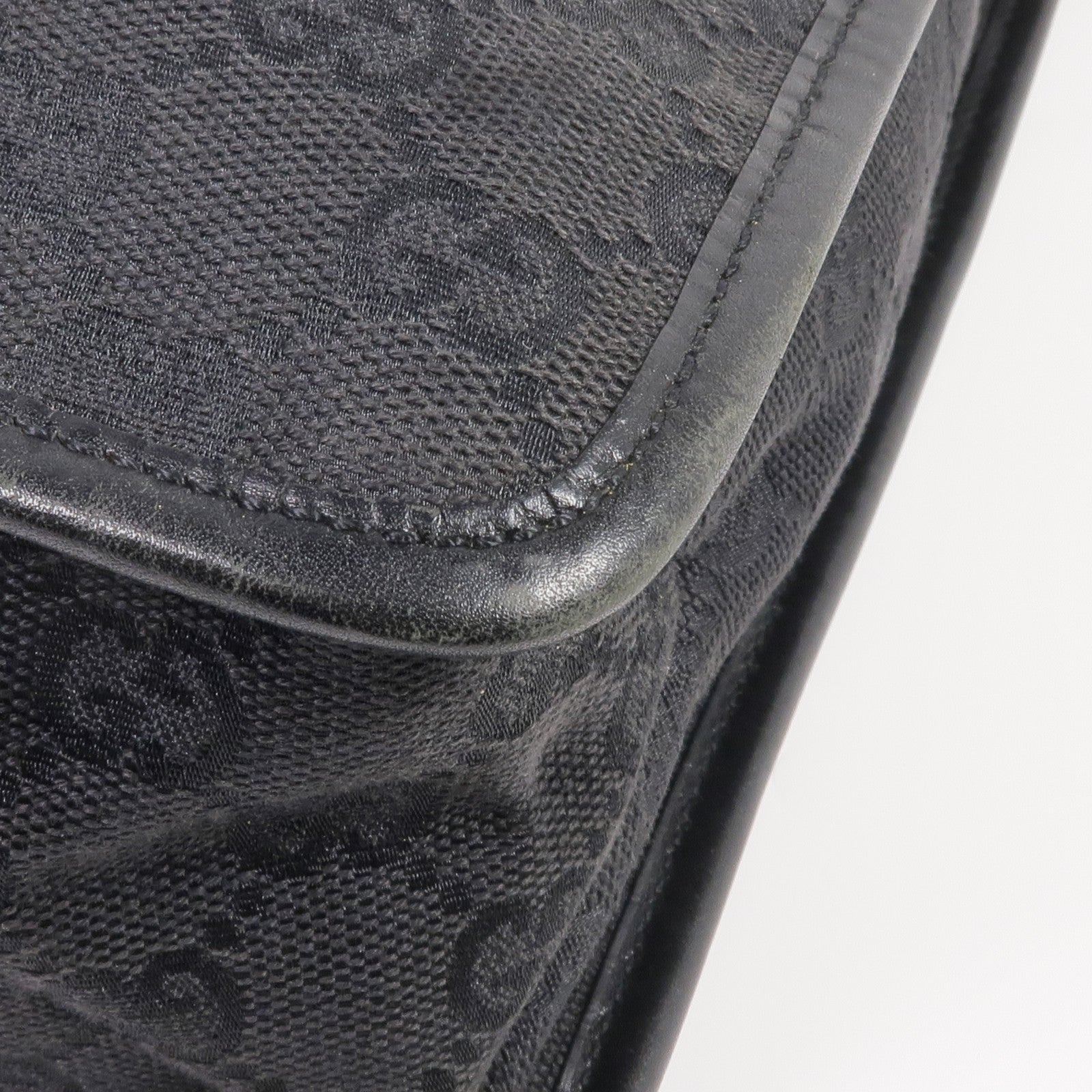 GUCCI 帆布Shoulder Bag銀扣肩背袋