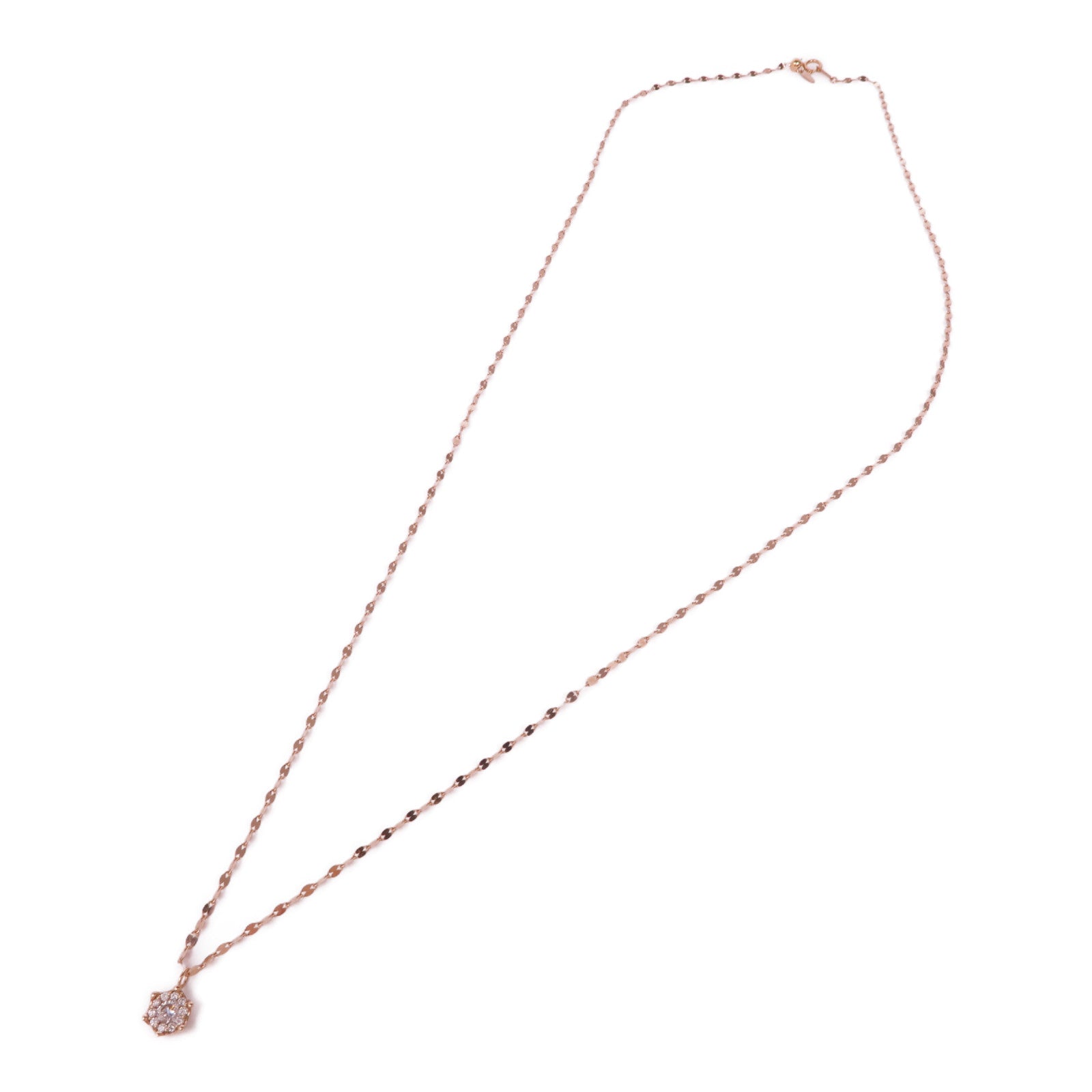 JEWELRY 18K玫瑰金Diamond Necklace鑽石項鍊