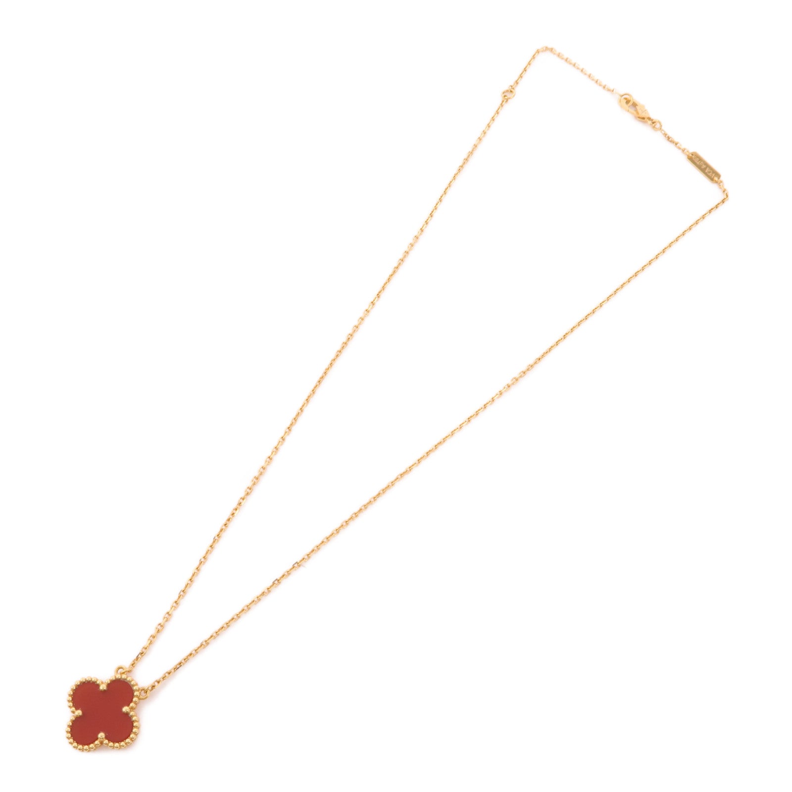 Van Cleef & Arpels 18K黃金Vintage Alhambra項鍊