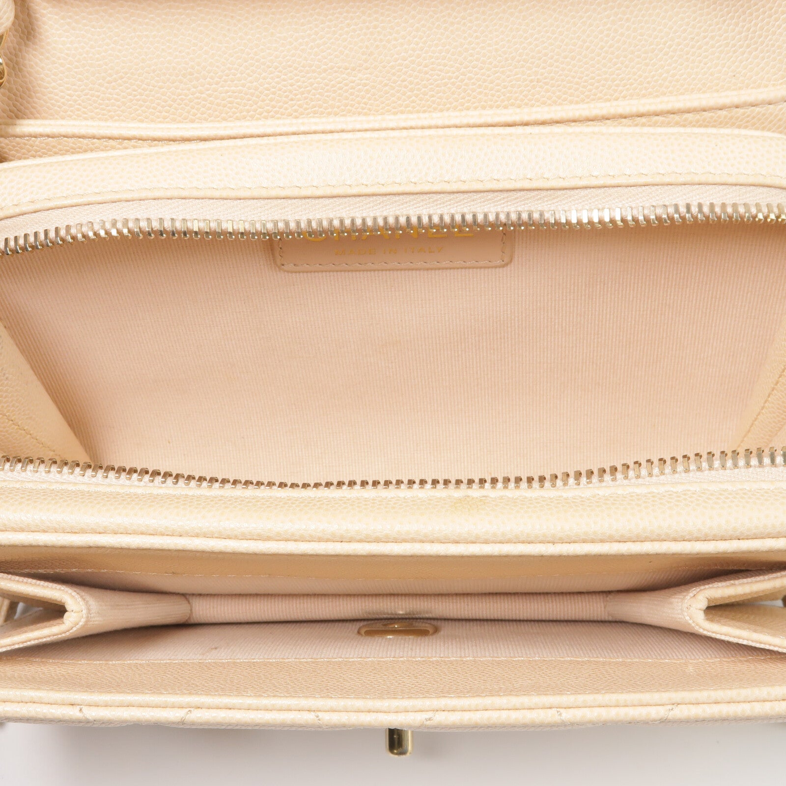 CHANEL 牛皮皮革Mini Flap Bag鏈帶肩背袋