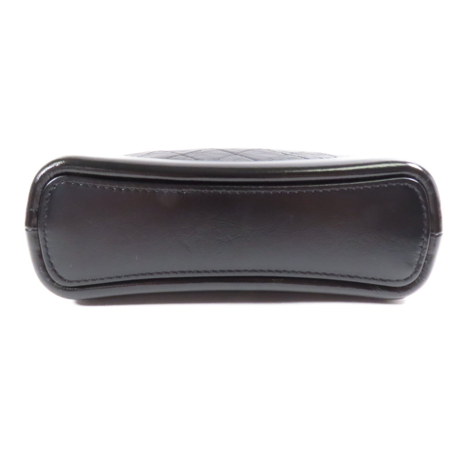 CHANEL CC Gabrielle Medium Chain Shoulder Bag AS1521 Calfskin Leather Black