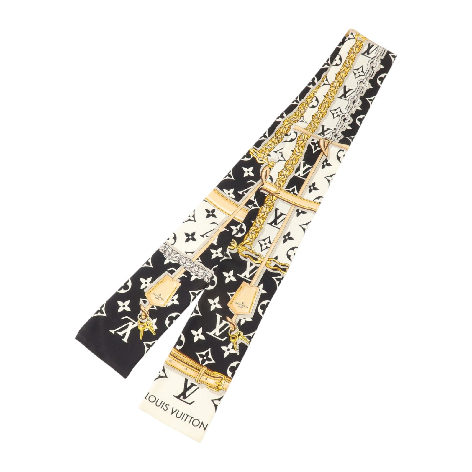 LOUIS VUITTON 絲質Monogram Contidential絲巾