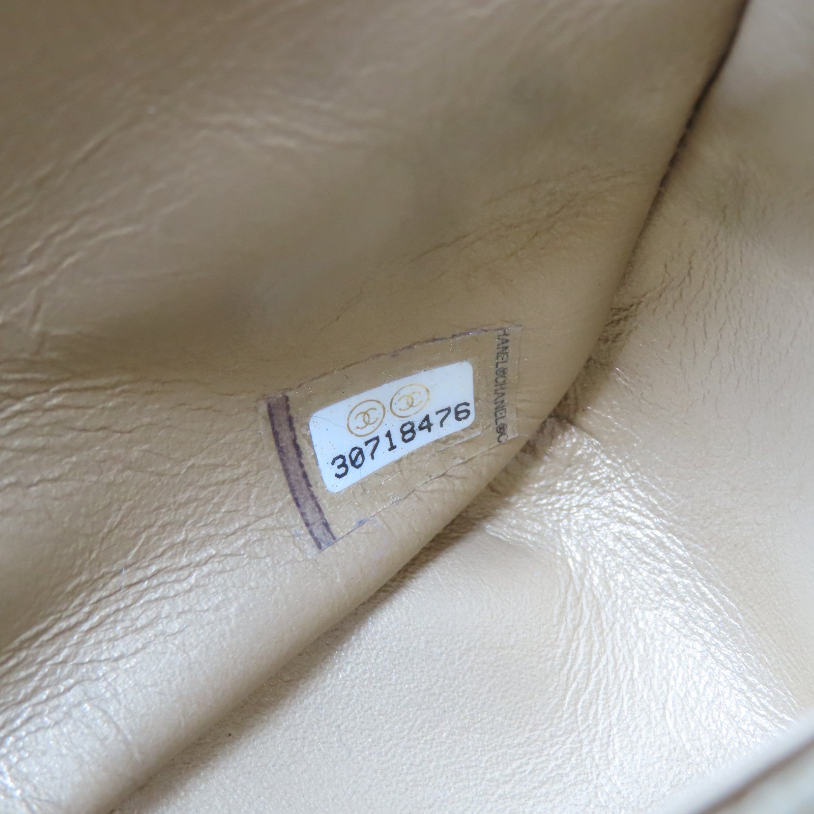 CHANEL 菱格羊皮皮革Chain Shoulder Bag金扣鏈帶肩背袋藍色
