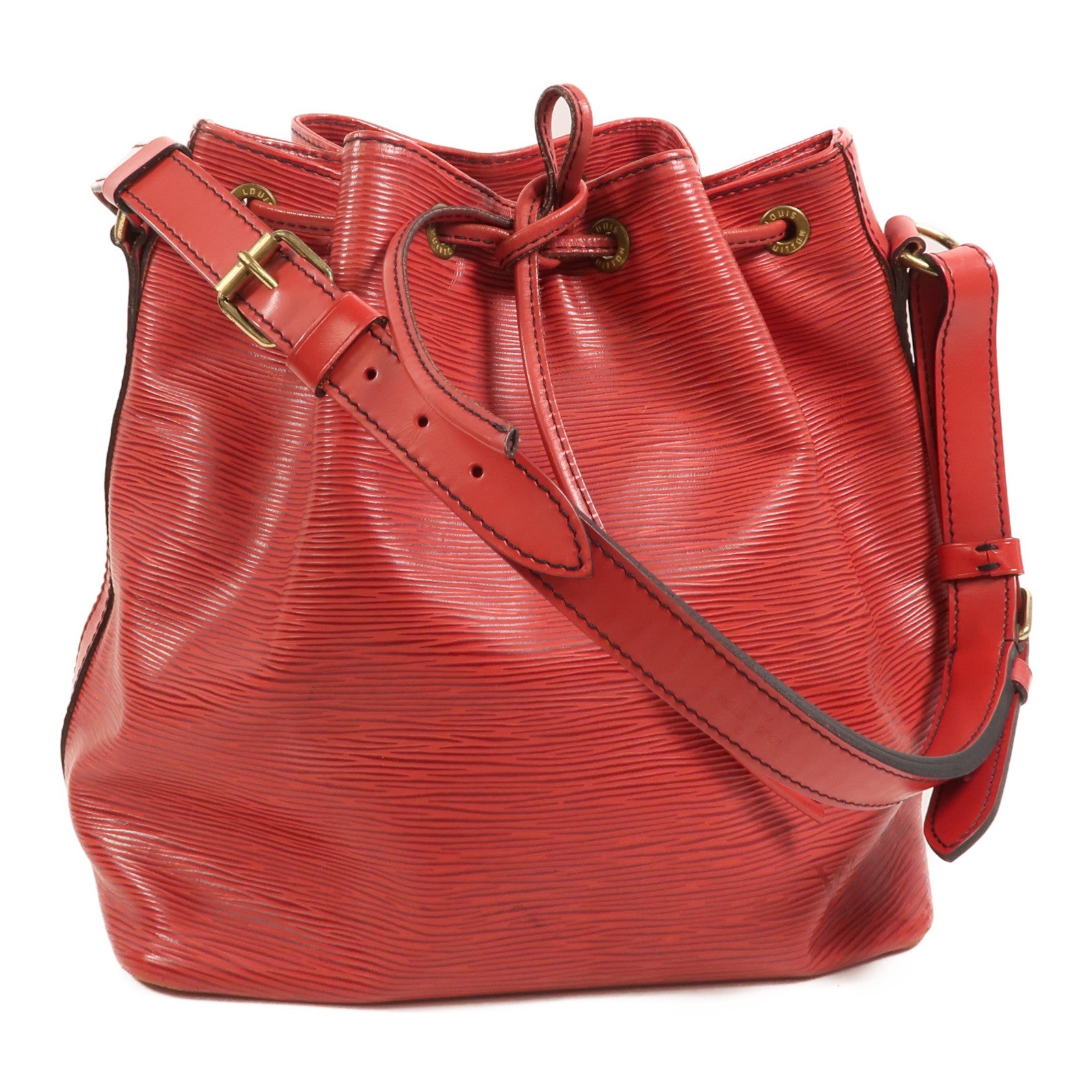 LOUIS VUITTON Epi Petit Noe肩背袋紅色