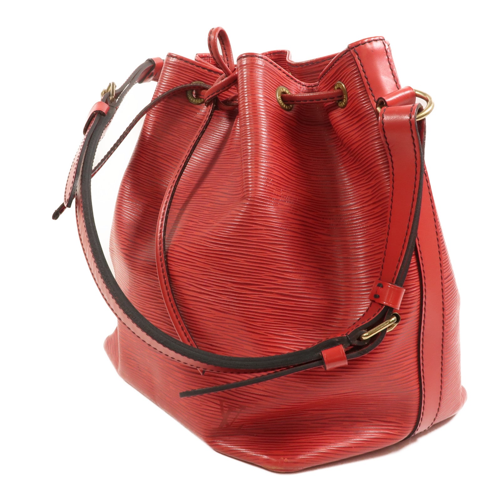 LOUIS VUITTON Epi Petit Noe肩背袋紅色
