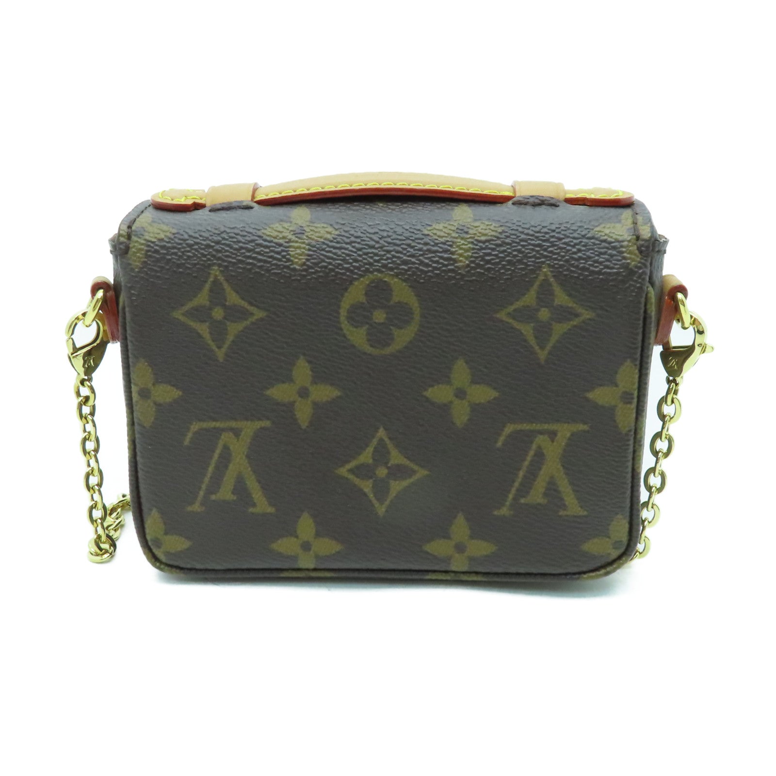 LOUIS VUITTON 【激減優惠】Monogram Micro Metis金扣手挽肩背兩用袋啡色