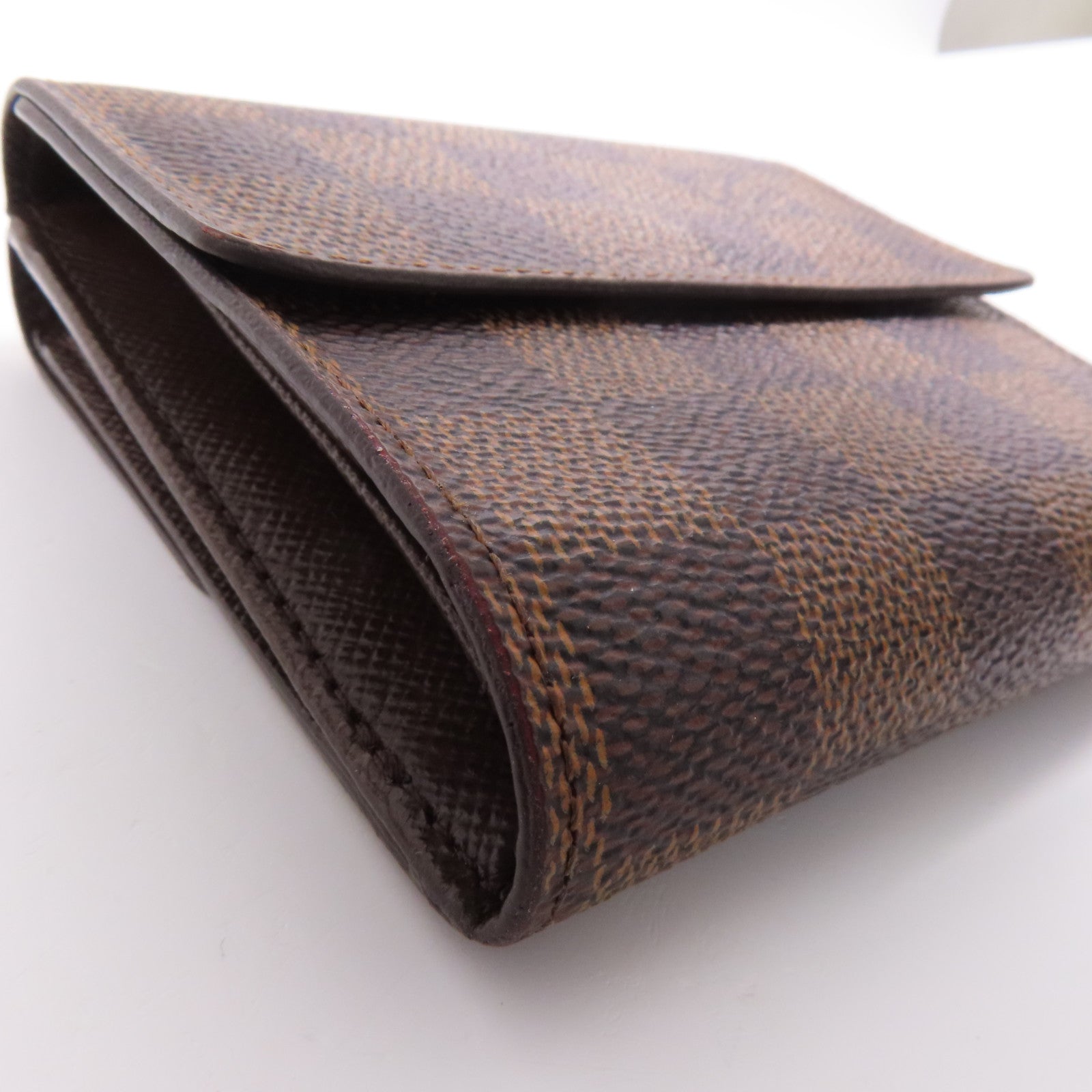 LOUIS VUITTON Damier Porteuille Elise Wallet金扣錢包
