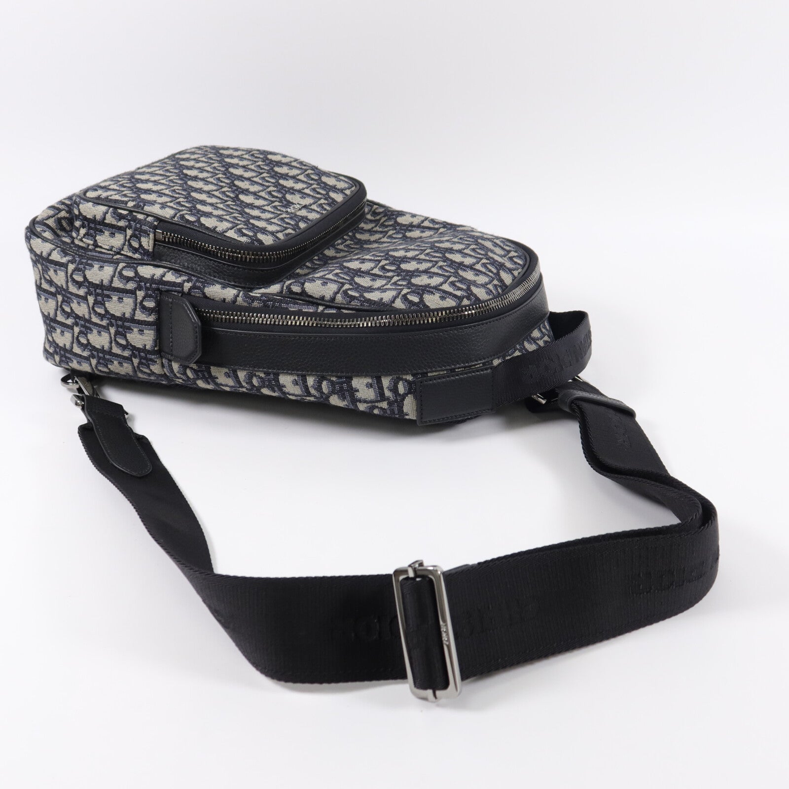 Dior Oblique帆布Mini Rider Sling Bag肩背袋