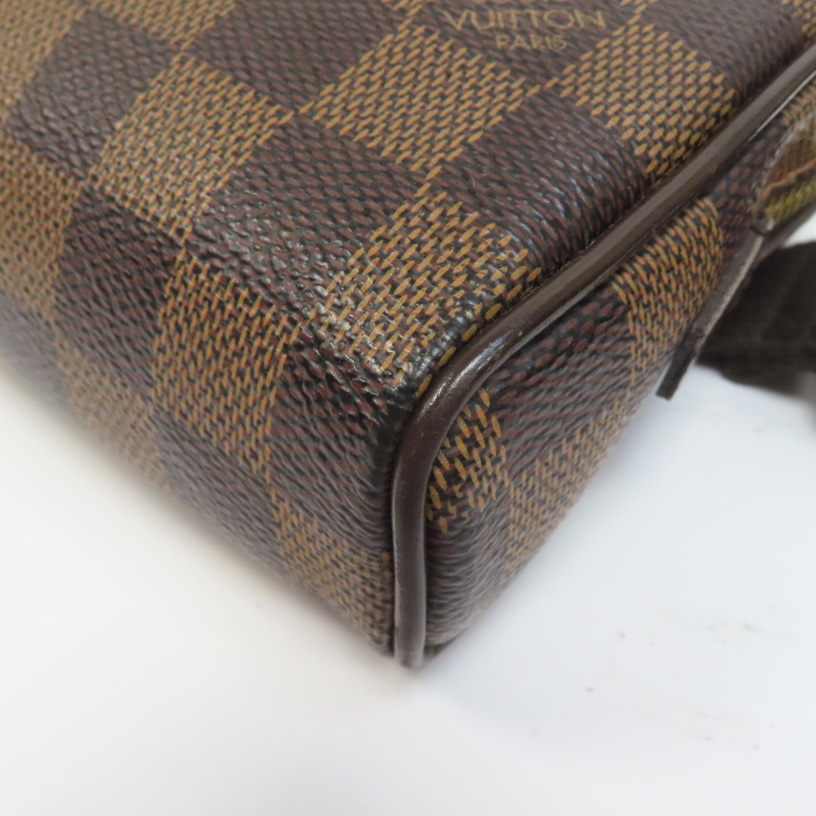 LOUIS VUITTON Damier Brooklyn Bum Bag金扣腰包啡色