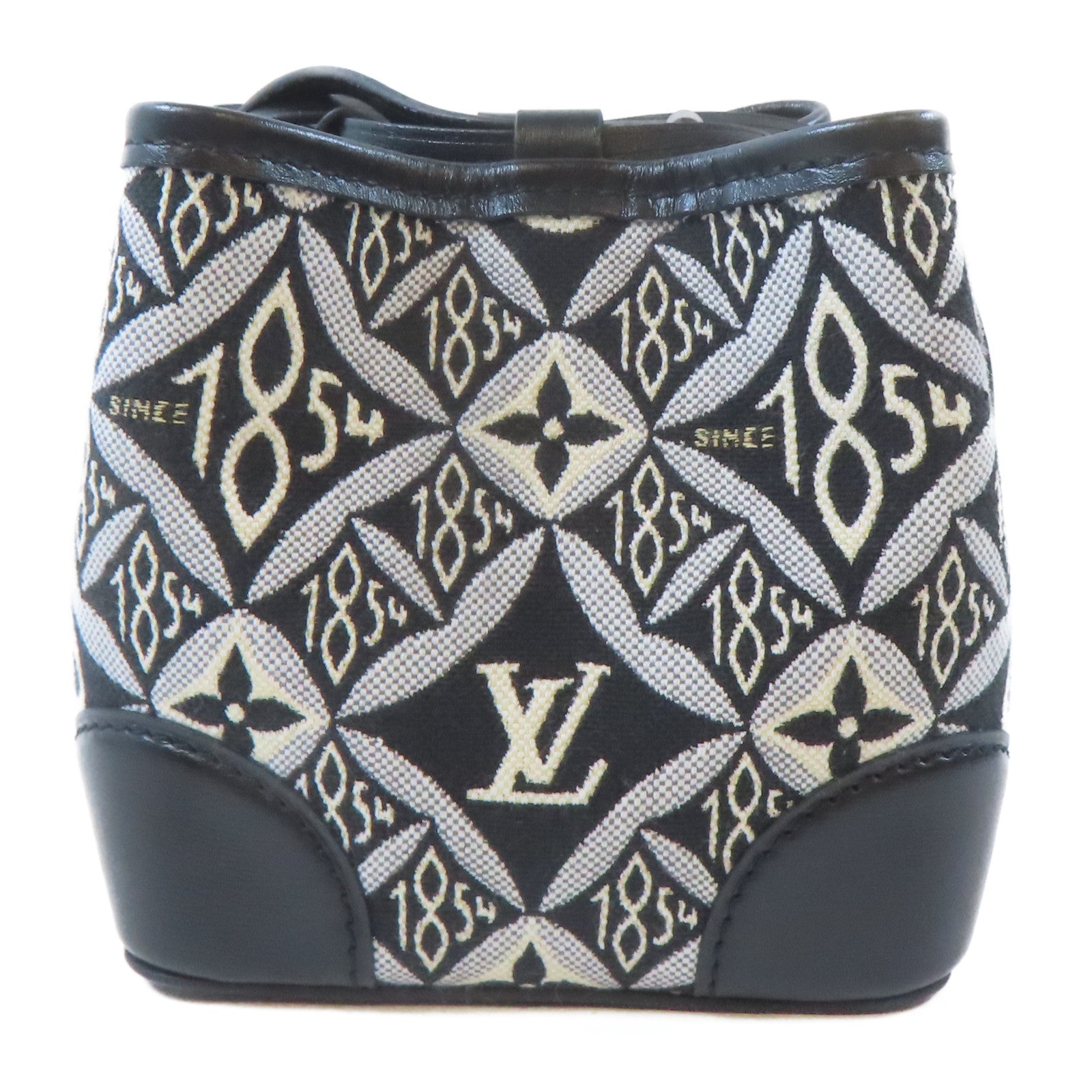LOUIS VUITTON Monogram Jacquard Since 1854 Noe Purse金扣肩背袋黑色