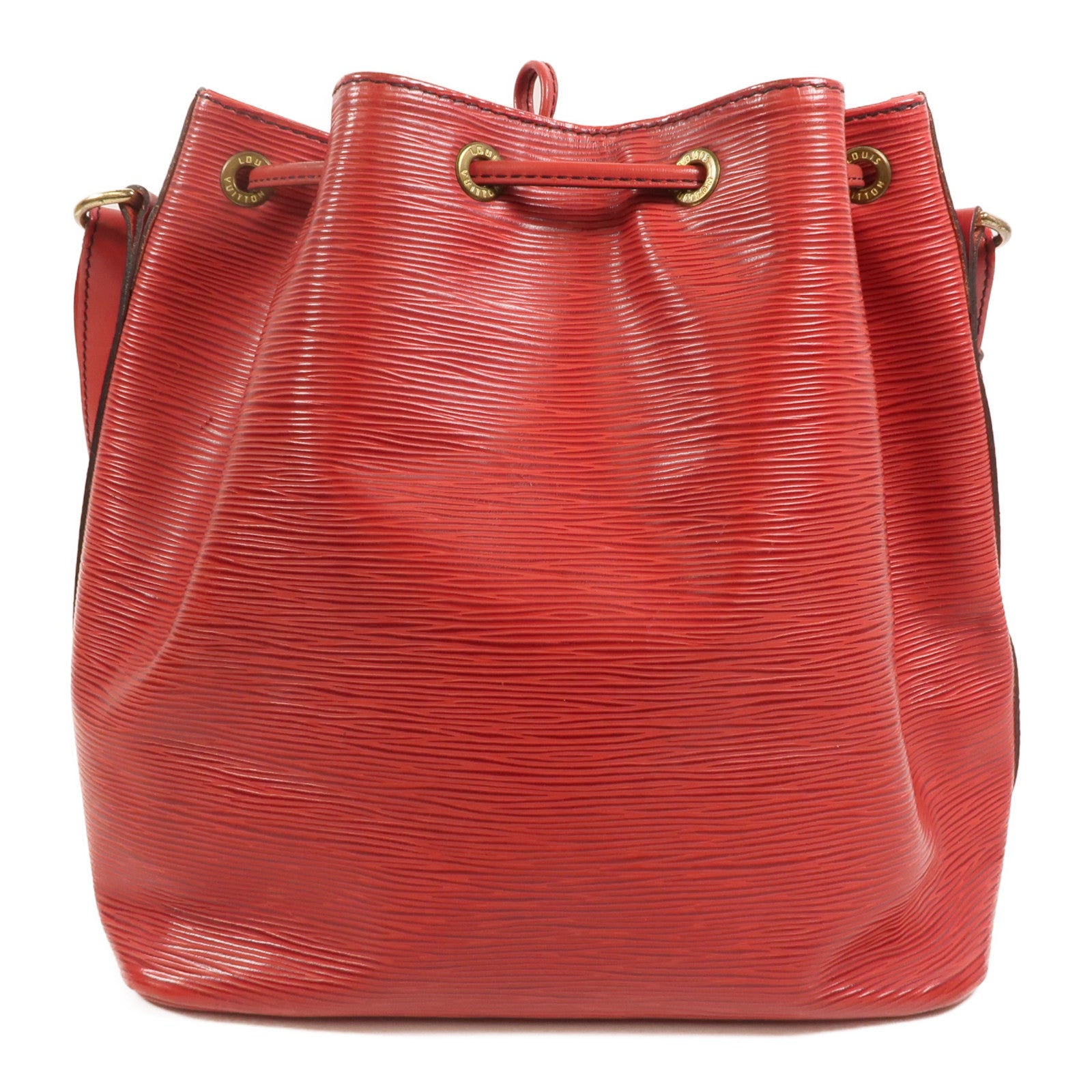 LOUIS VUITTON Epi Petit Noe肩背袋紅色