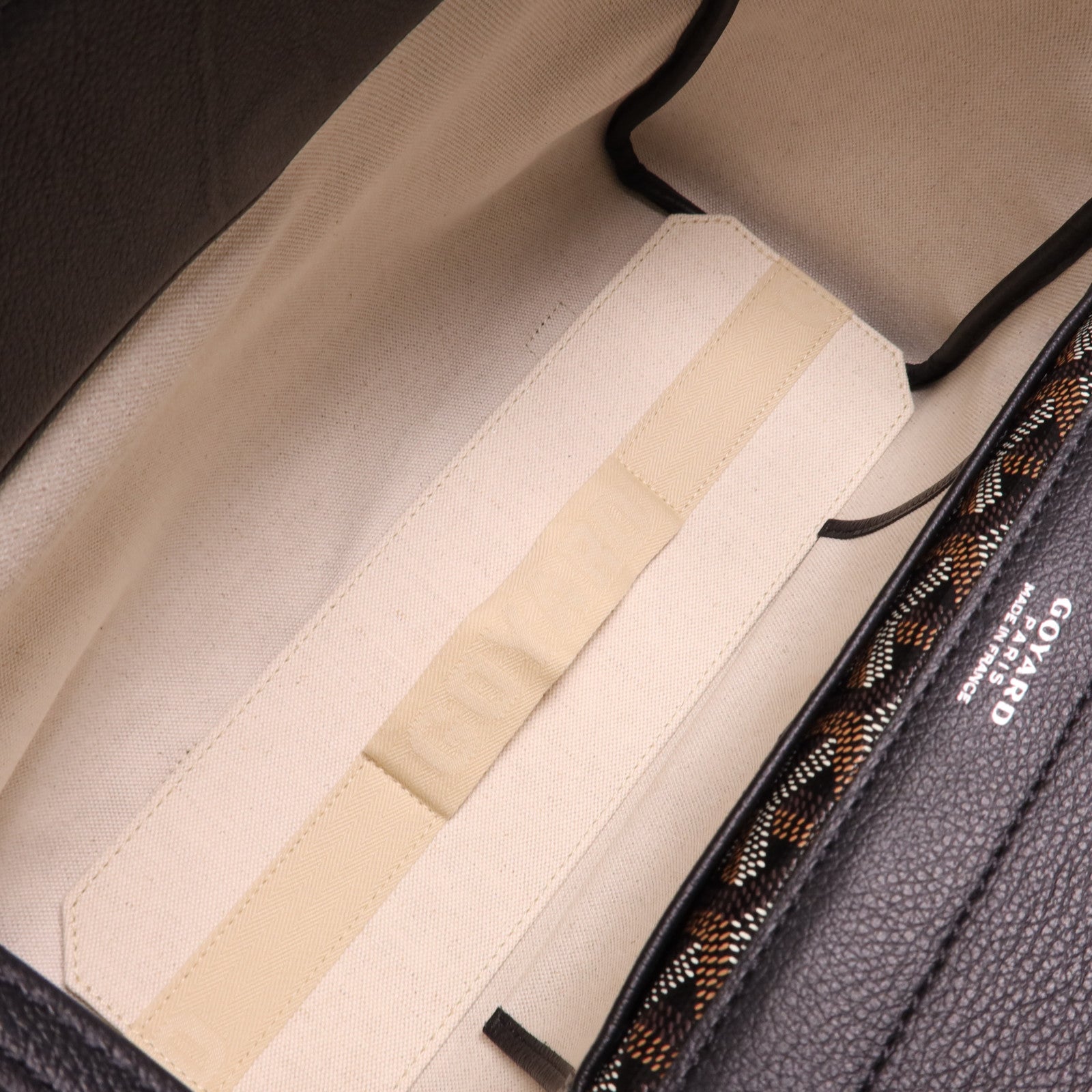 GOYARD 塗層帆布Rouette Souple PM銀扣肩背袋