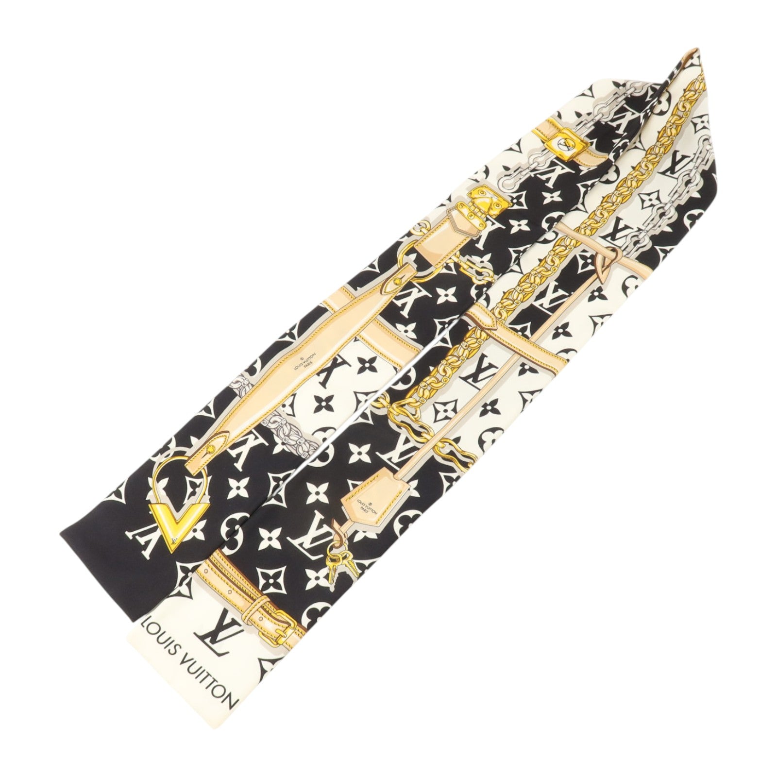 LOUIS VUITTON 絲質Monogram Contidential絲巾