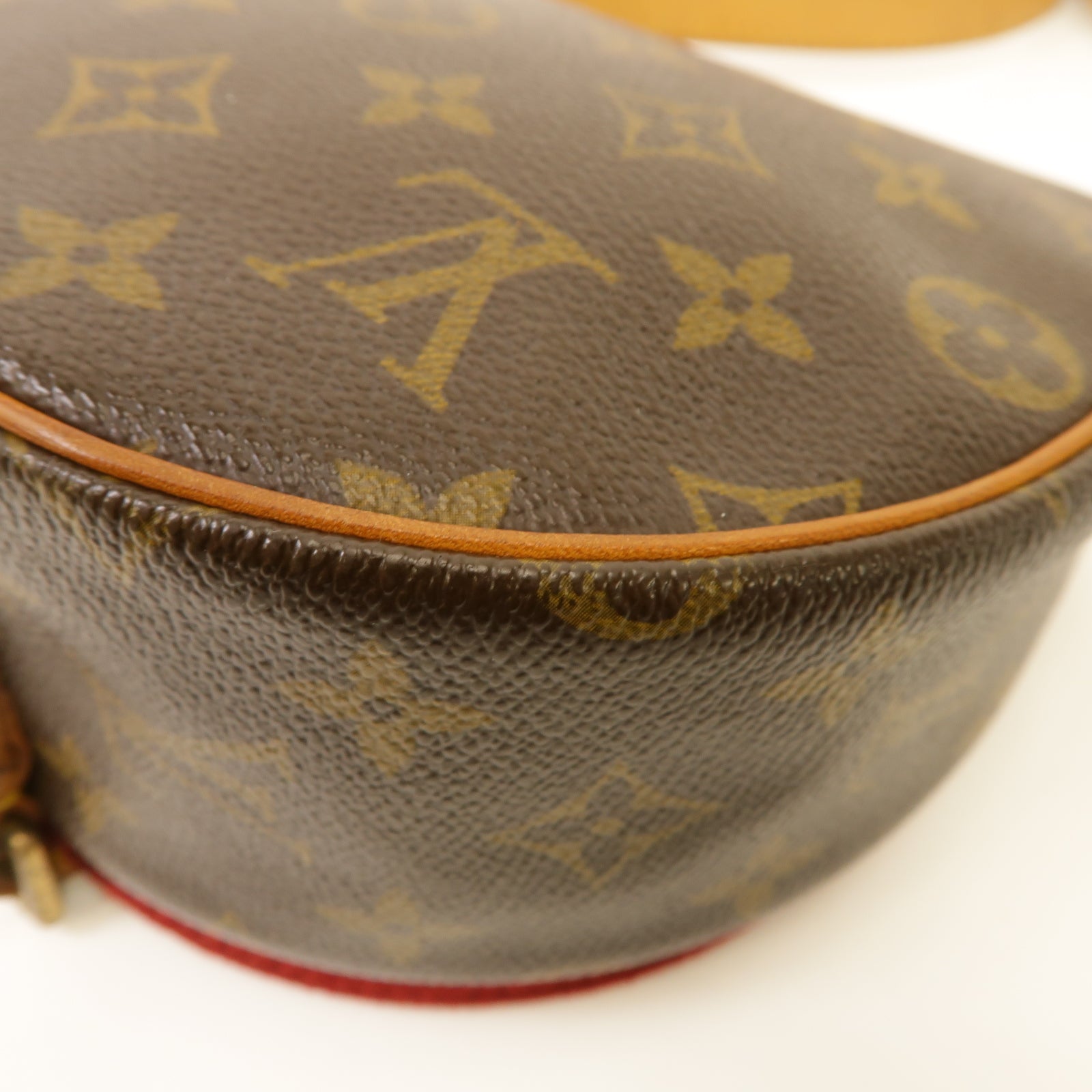 LOUIS VUITTON Monogram Tambourine金扣肩背袋棕色