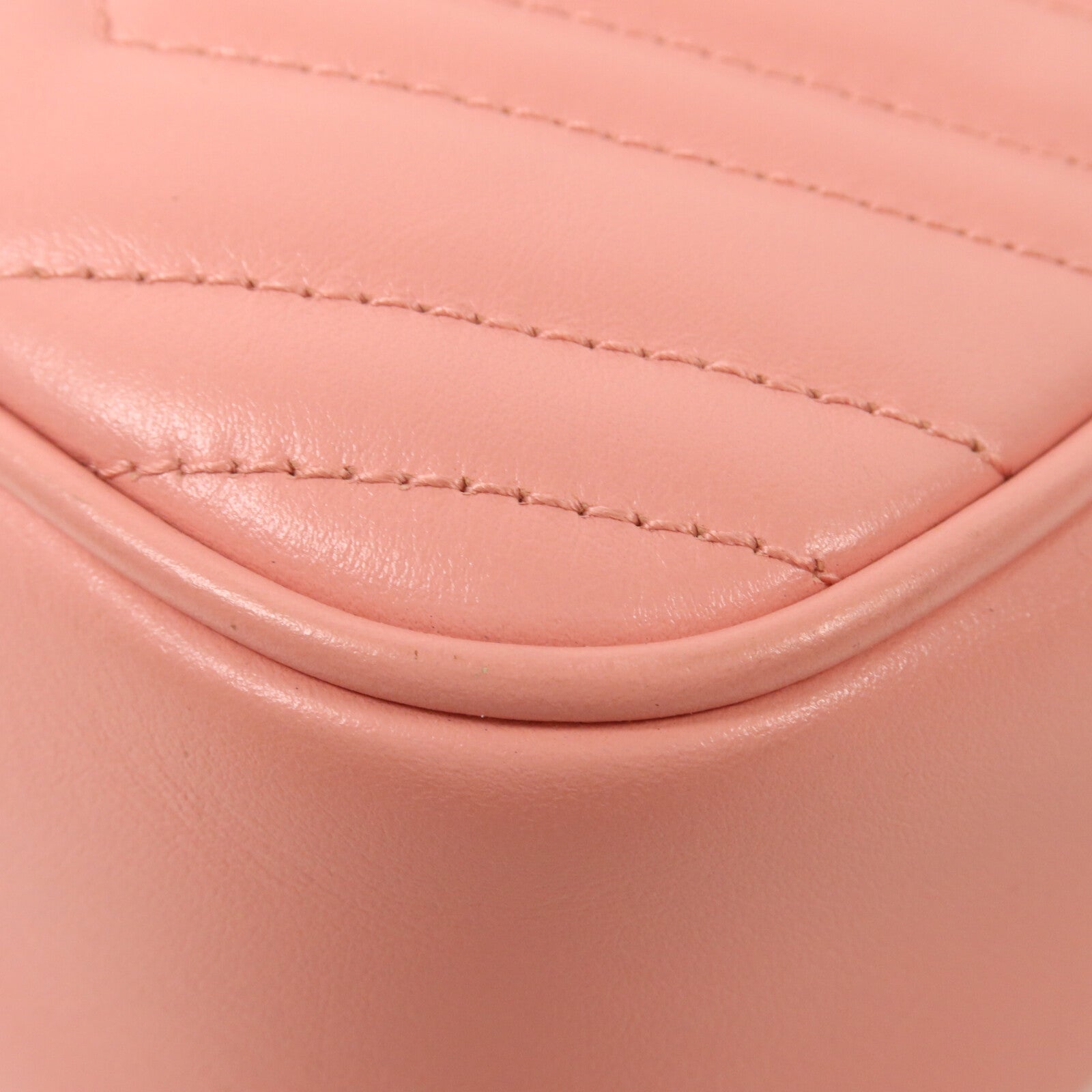 GUCCI 牛皮皮革GG Marmont Small鏈帶肩背袋