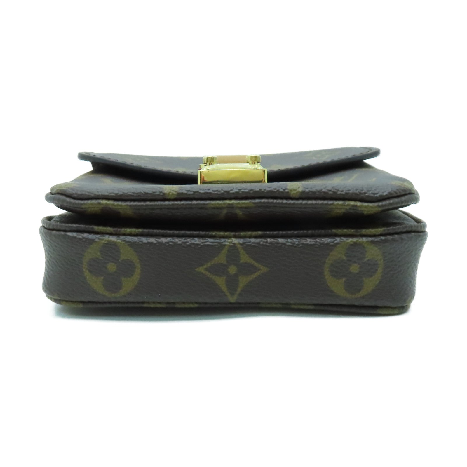 LOUIS VUITTON 【激減優惠】Monogram Micro Metis金扣手挽肩背兩用袋啡色