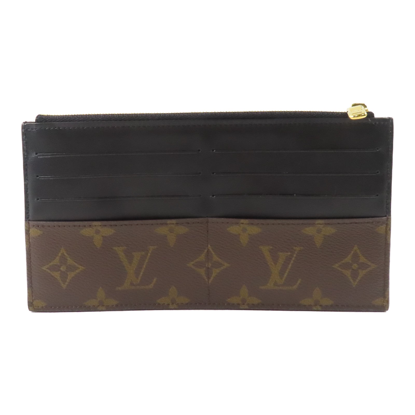 LOUIS VUITTON Monogram Slim Purse金扣長錢包