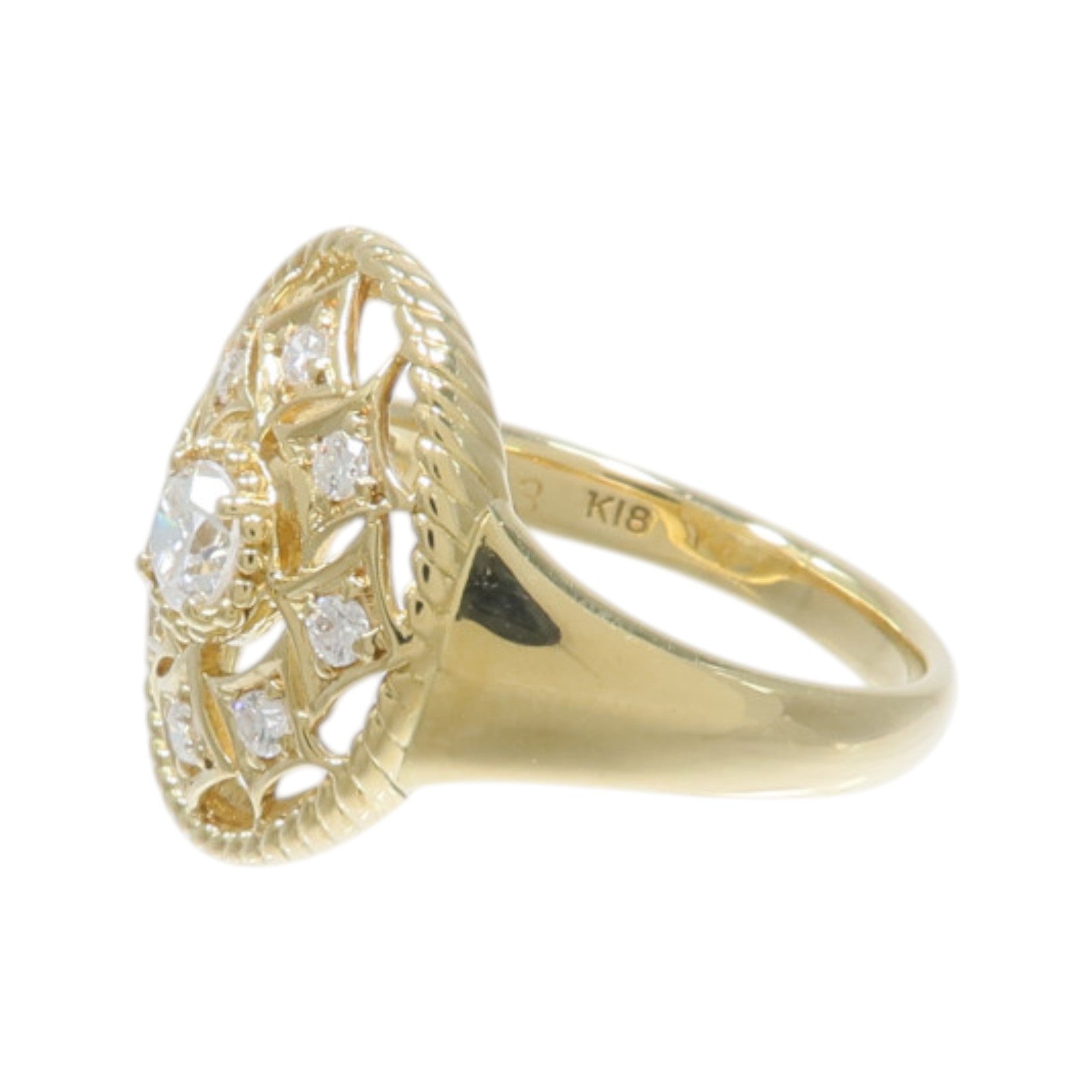 JEWELRY 18K黃金Diamond Ring鑽石戒指