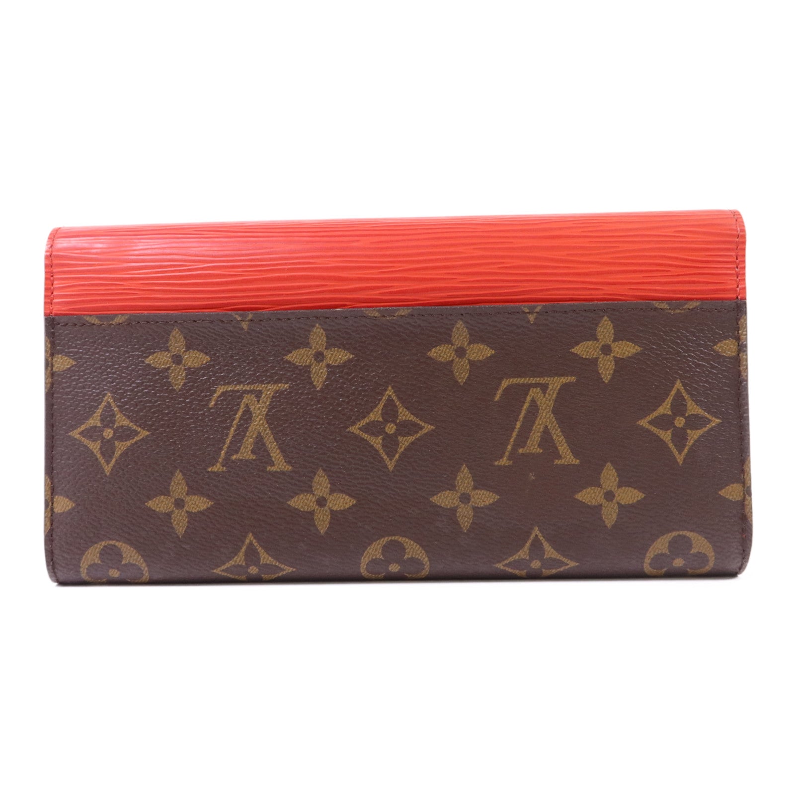 LOUIS VUITTON Monogram/Epi Marie-Lou Long Trifold Wallet銀扣長錢包