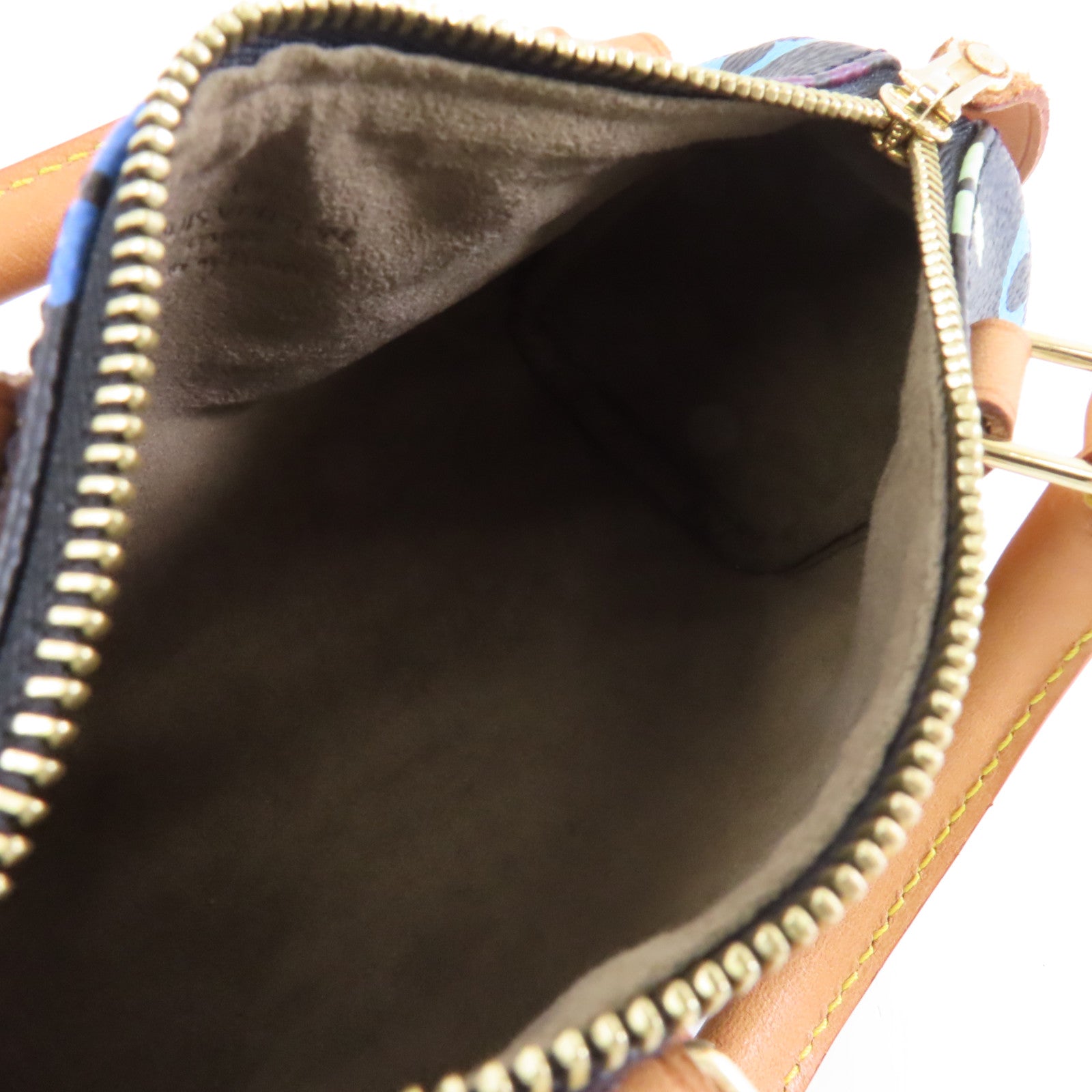 LOUIS VUITTON Monogram Multicolore Mini Speedy金扣手挽袋黑色