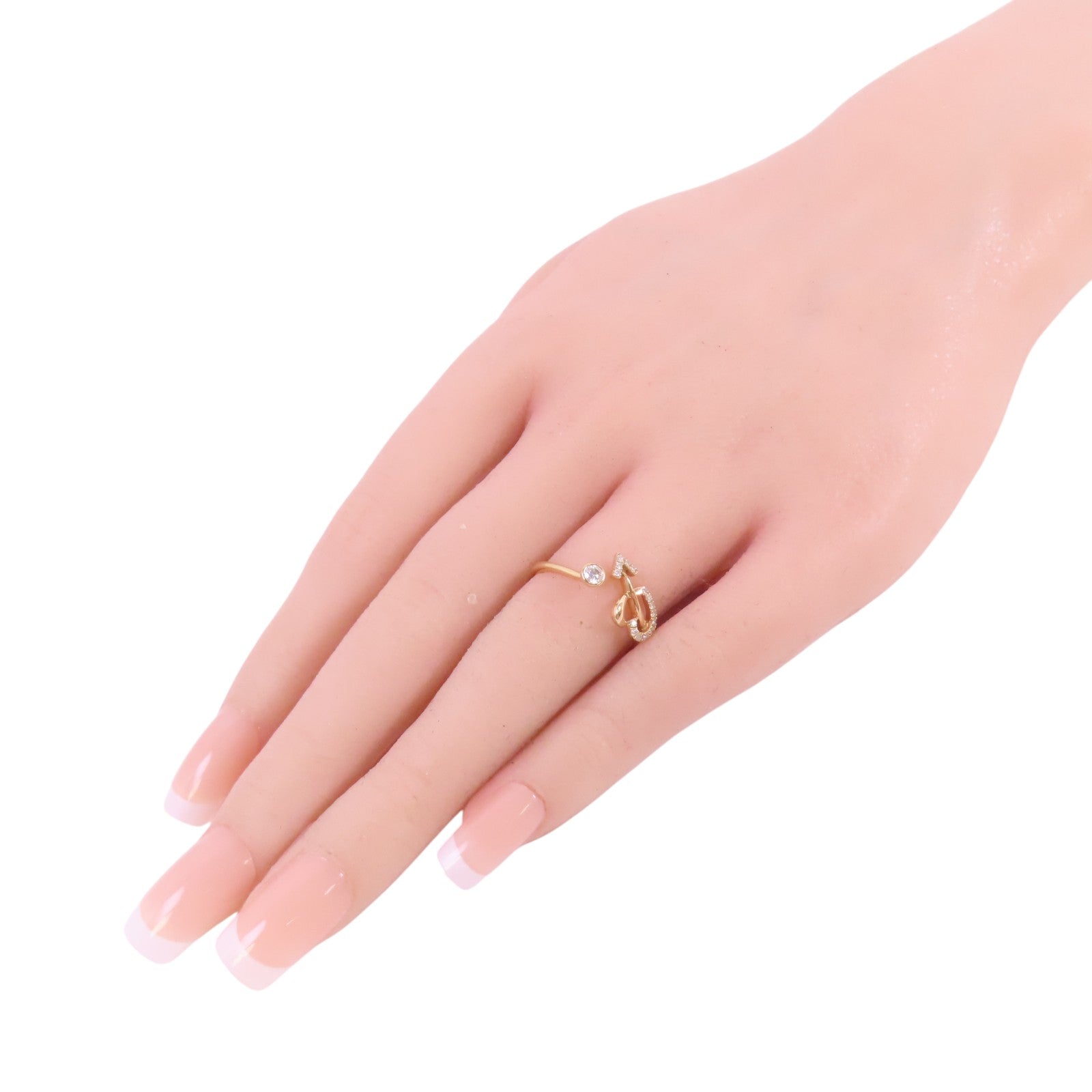 JEWELRY 18K玫瑰金/鑽石Diamond Ring戒指US#6.5