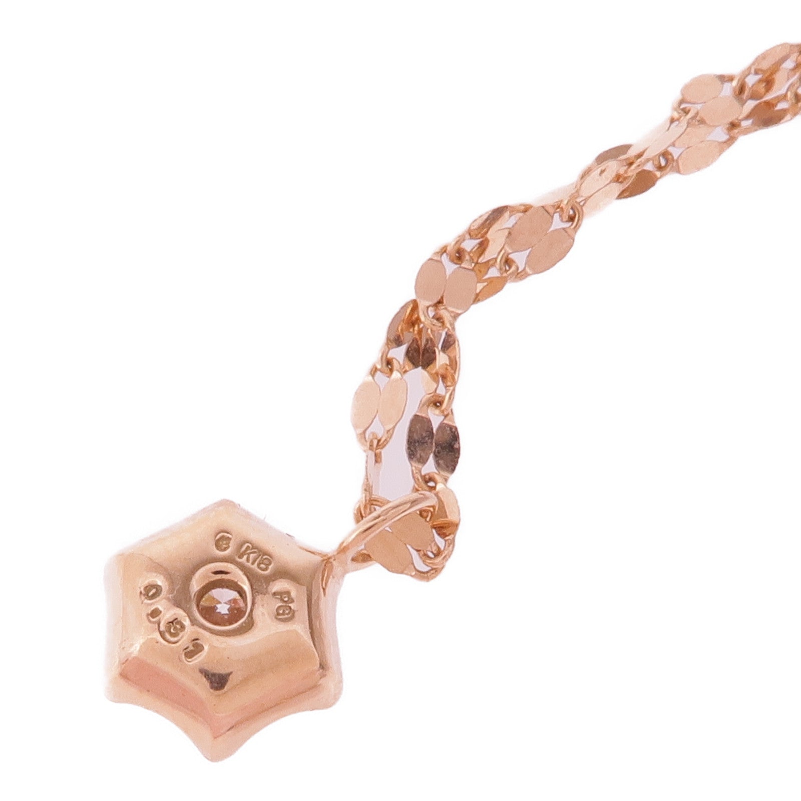 JEWELRY 18K玫瑰金Diamond Necklace鑽石項鍊