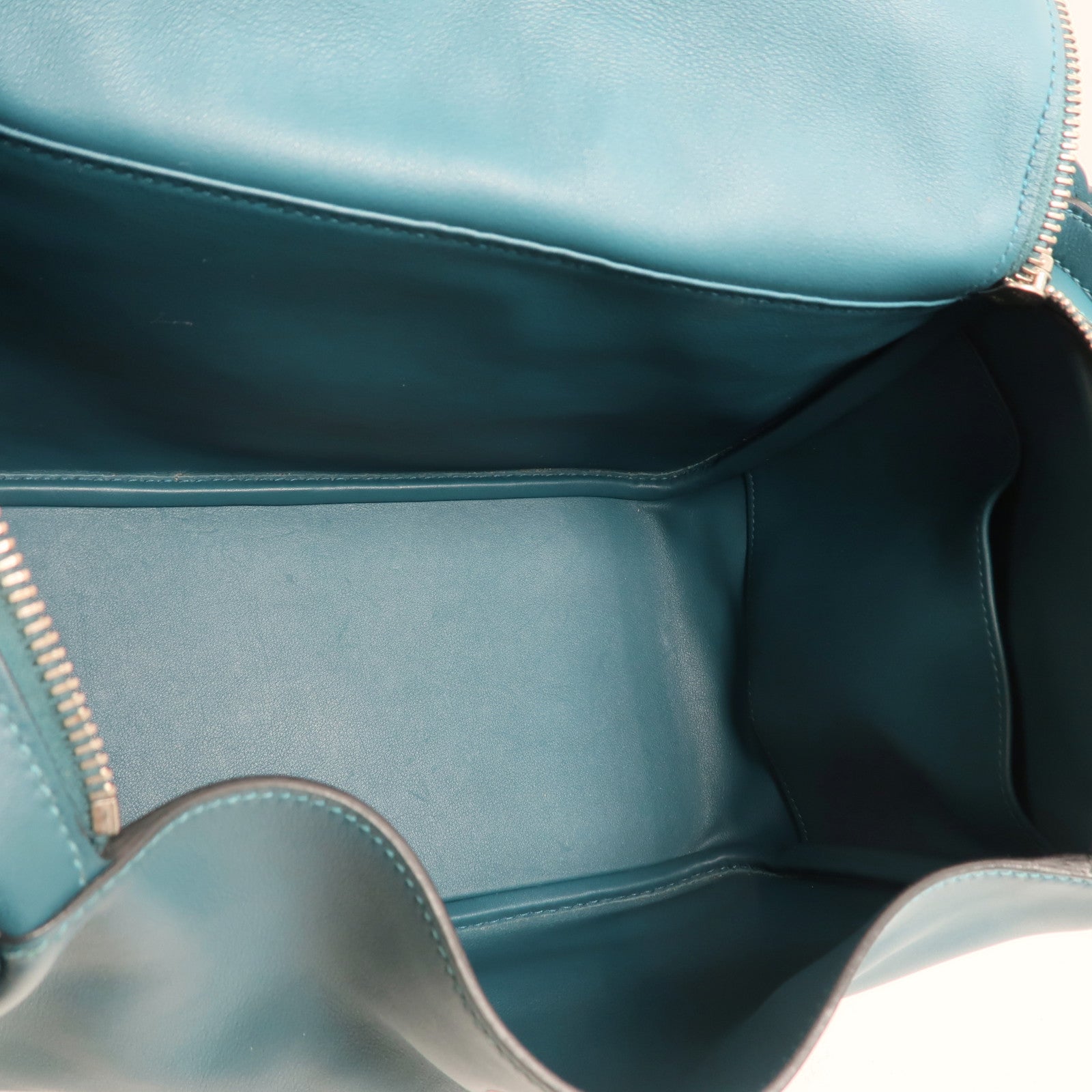 HERMES Swift皮革Lindy 30銀扣手挽肩背兩用袋Bleu De Galice