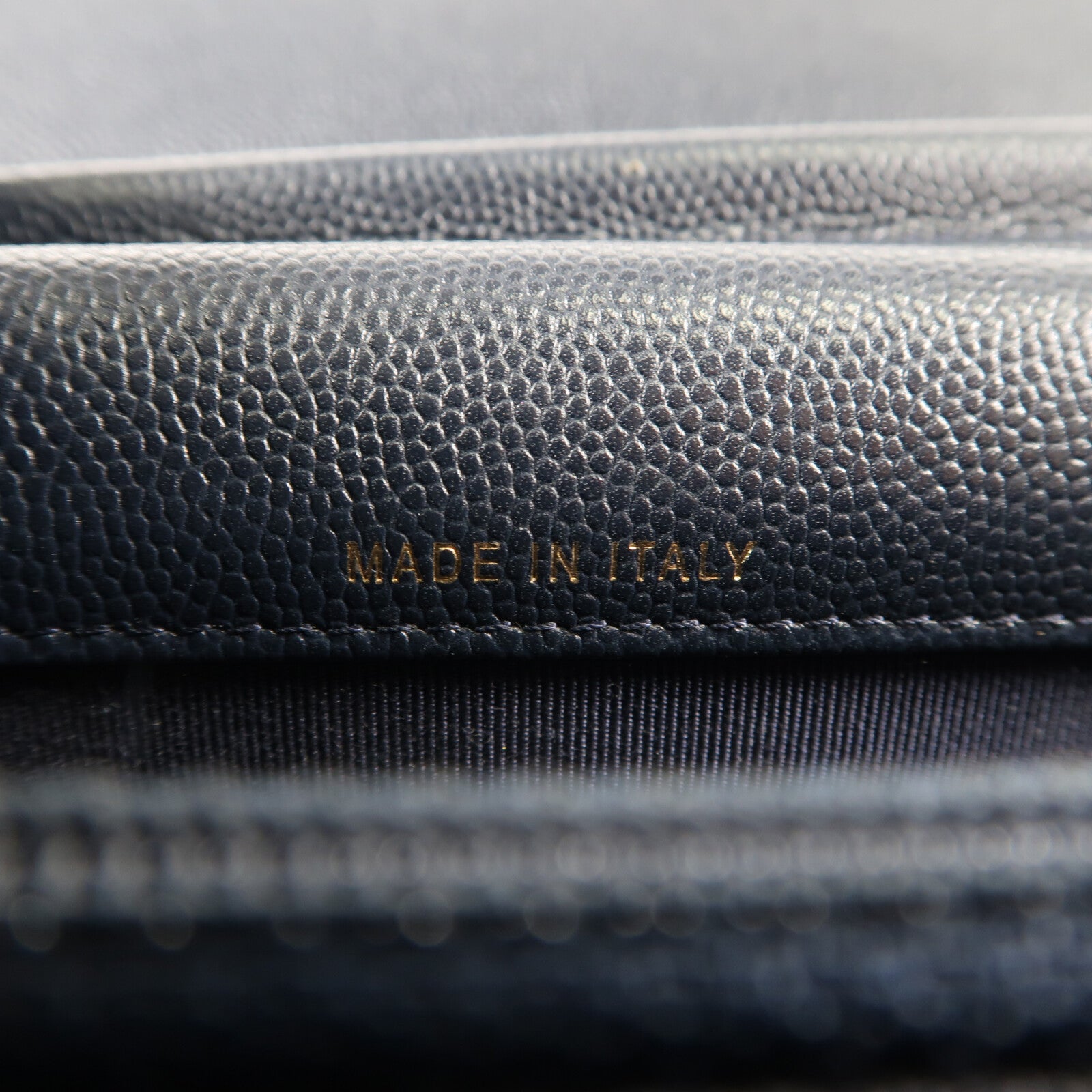 CHANEL 牛皮皮革Mini Wallet On Chain金扣鏈帶肩背袋