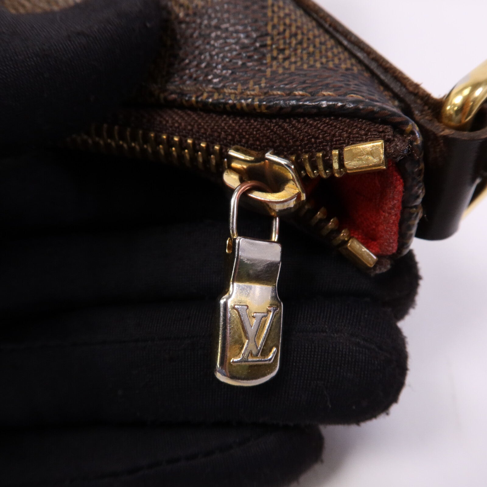 LOUIS VUITTON 塗層帆布Bloomsbury PM金扣肩背袋