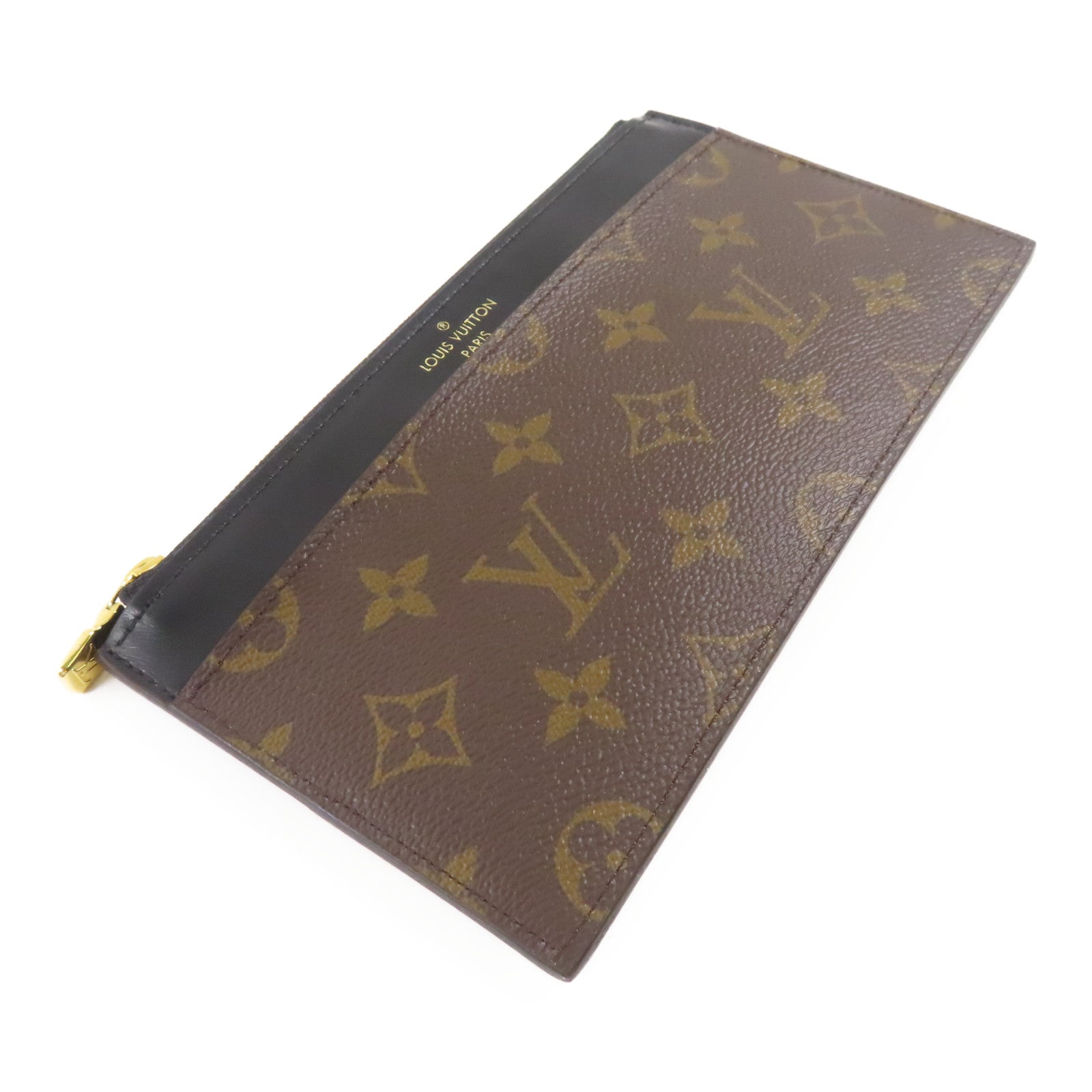 LOUIS VUITTON Monogram Slim Purse金扣長錢包