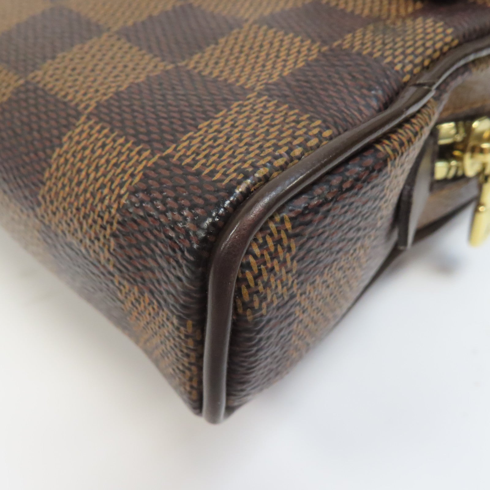 LOUIS VUITTON Damier Brooklyn Bum Bag金扣腰包啡色