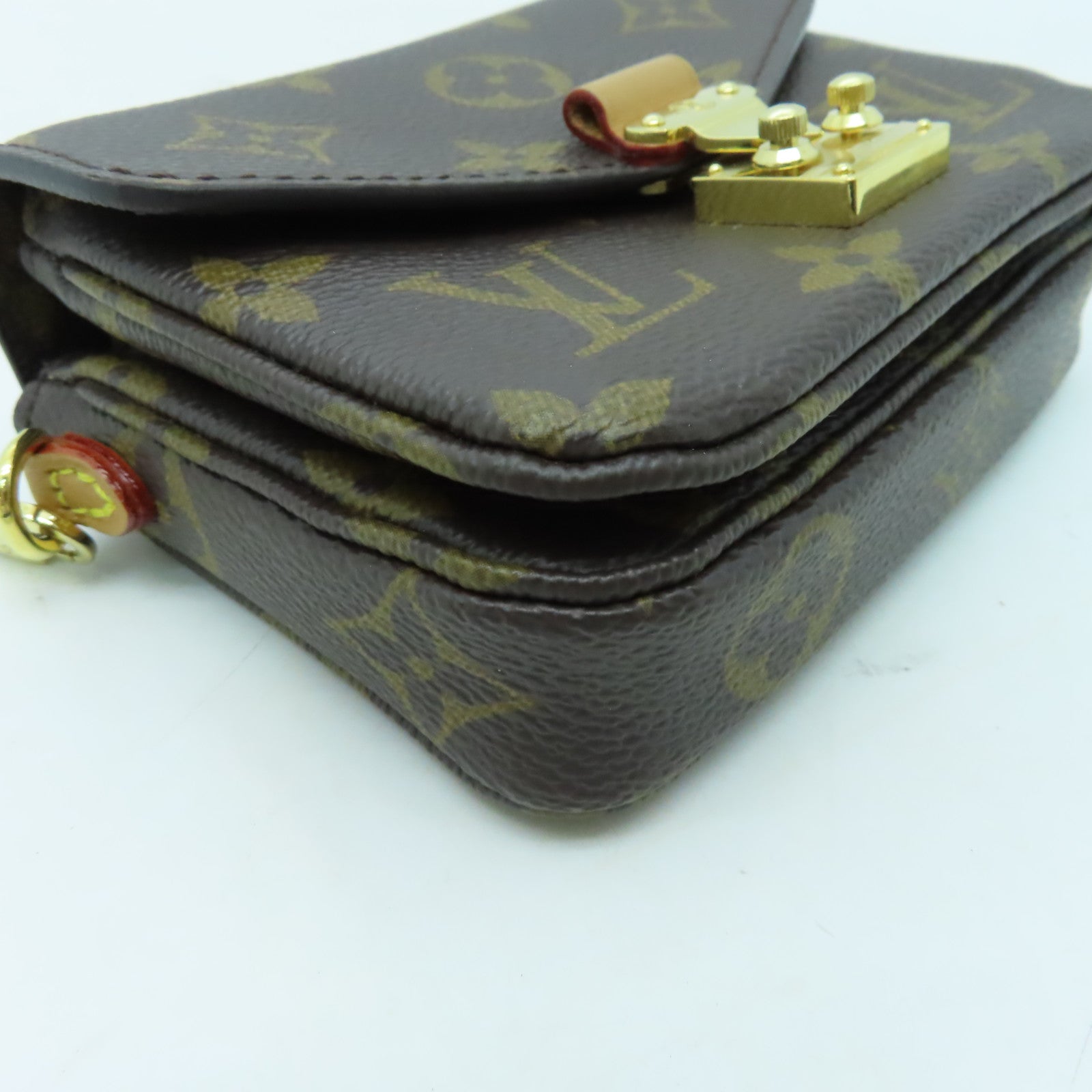 LOUIS VUITTON 【激減優惠】Monogram Micro Metis金扣手挽肩背兩用袋啡色