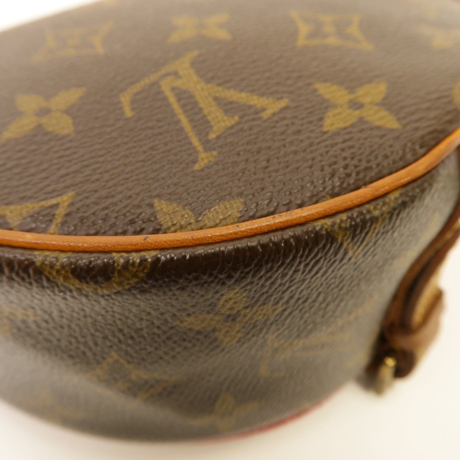LOUIS VUITTON Monogram Tambourine金扣肩背袋棕色
