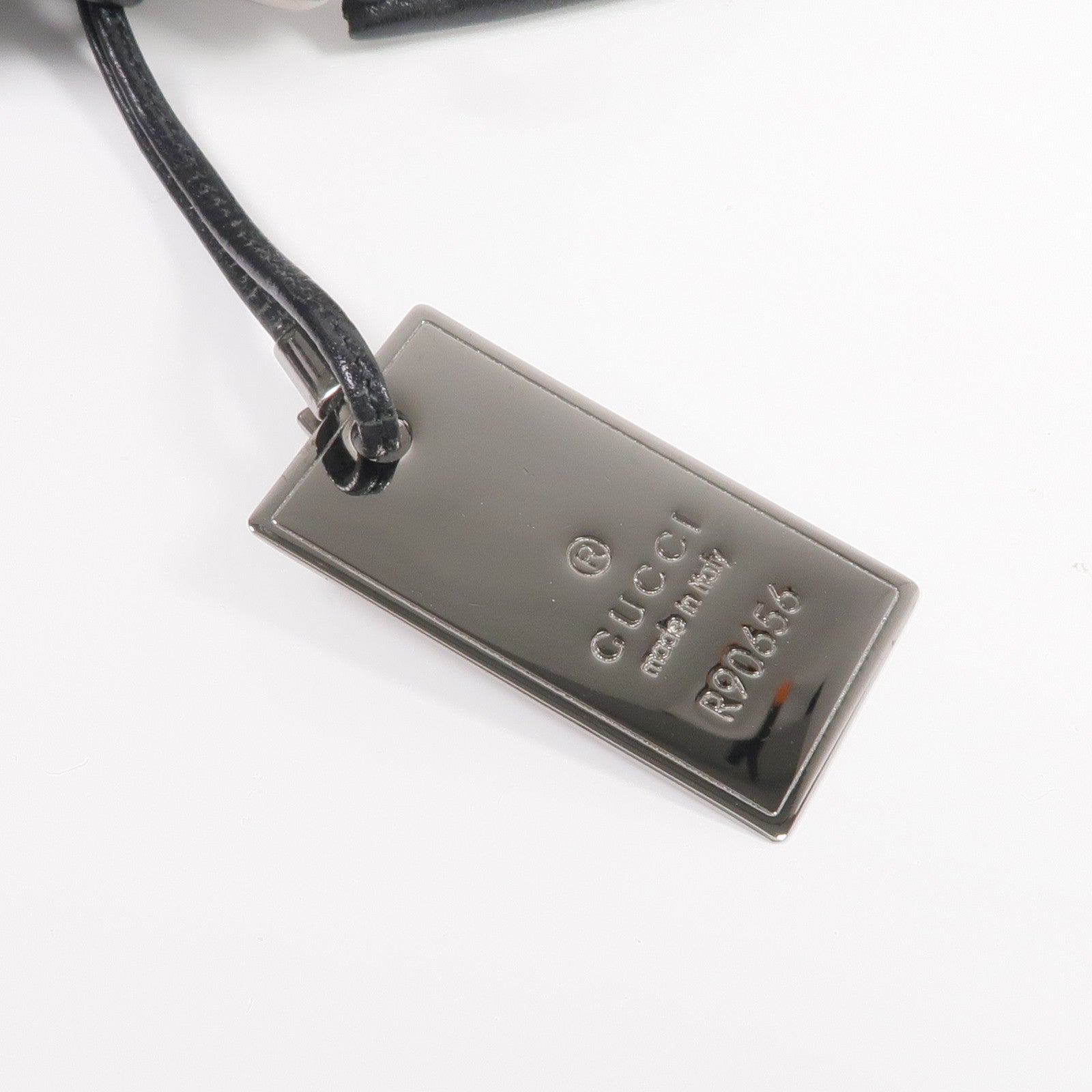 GUCCI 帆布Shoulder Bag銀扣肩背袋