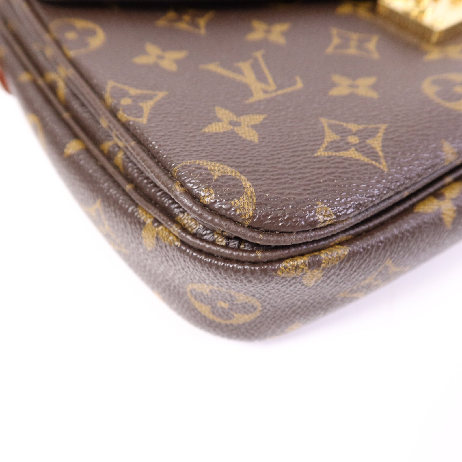 LOUIS VUITTON Monogram Pochette Metis MM金扣手挽肩背兩用袋
