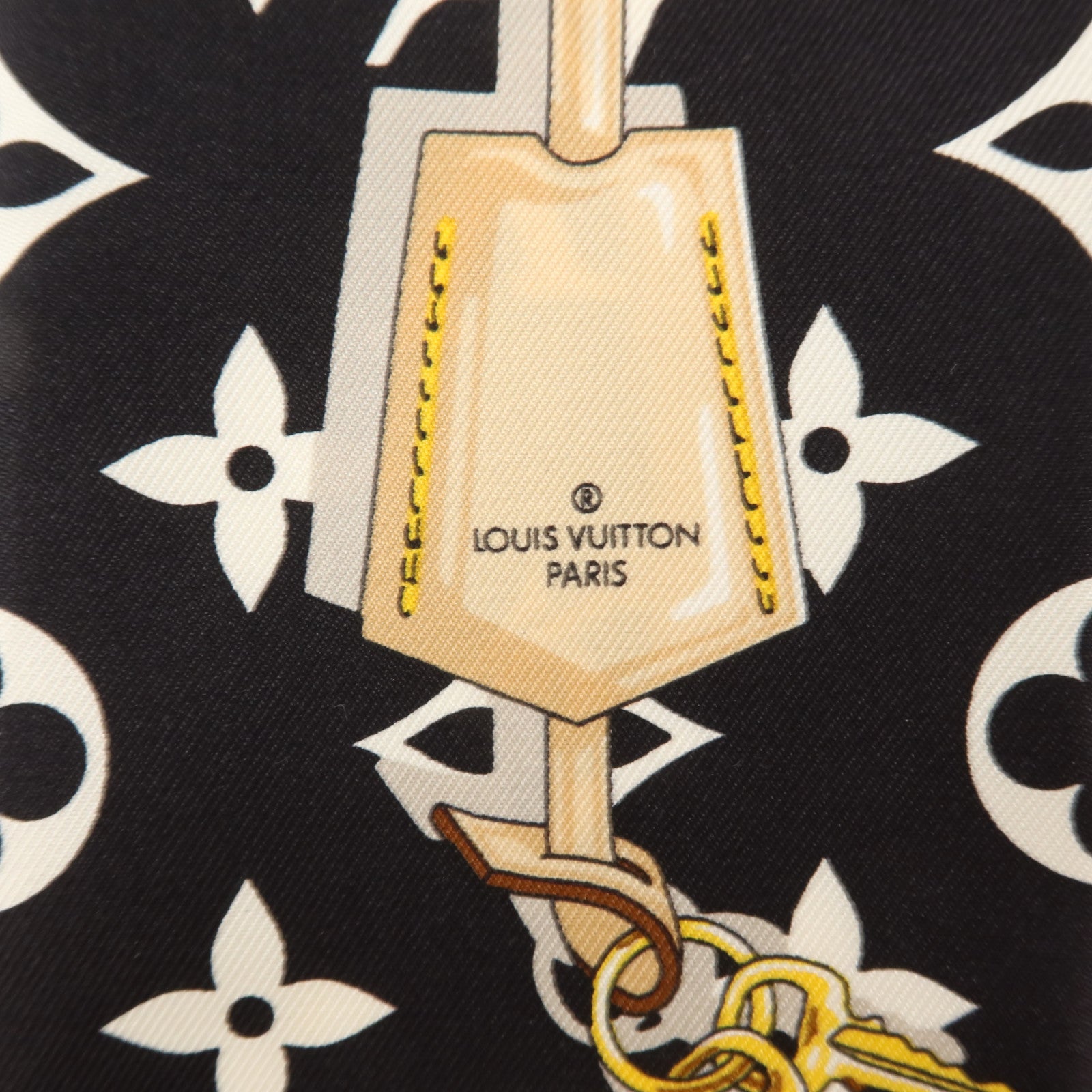 LOUIS VUITTON 絲質Monogram Contidential絲巾