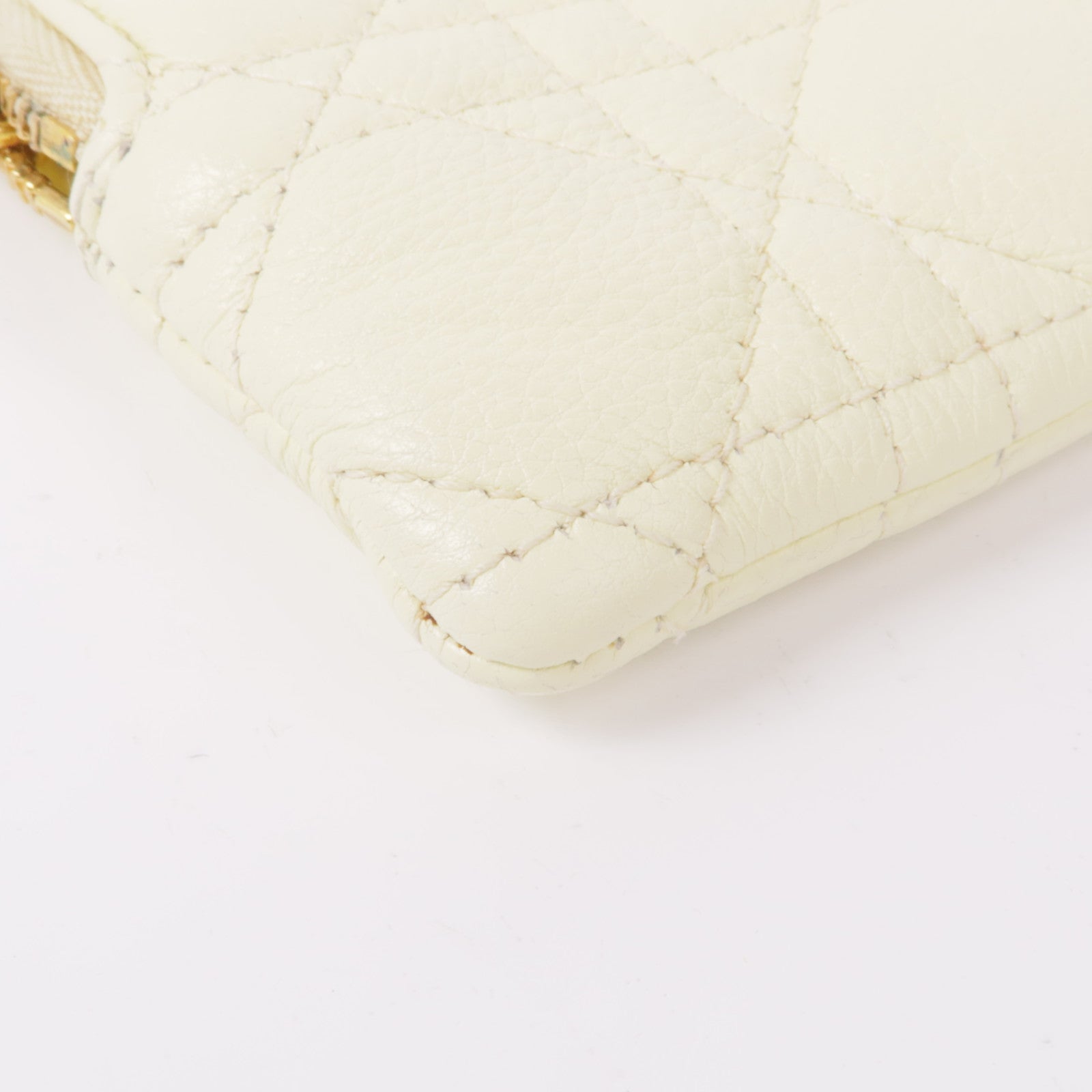 Dior 【激減優惠】牛皮皮革Caro Lavender金扣零錢包